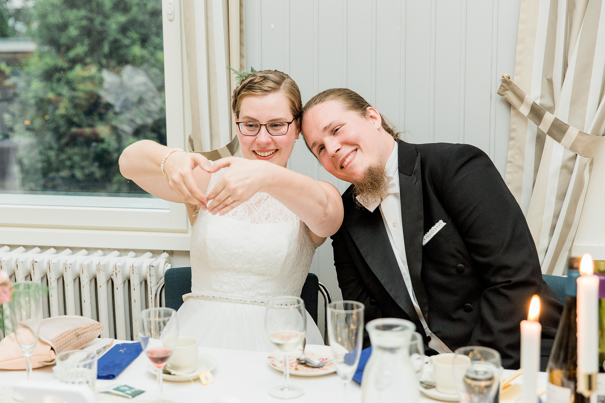 Riikka&Antti, kesähäät Tapanilassa