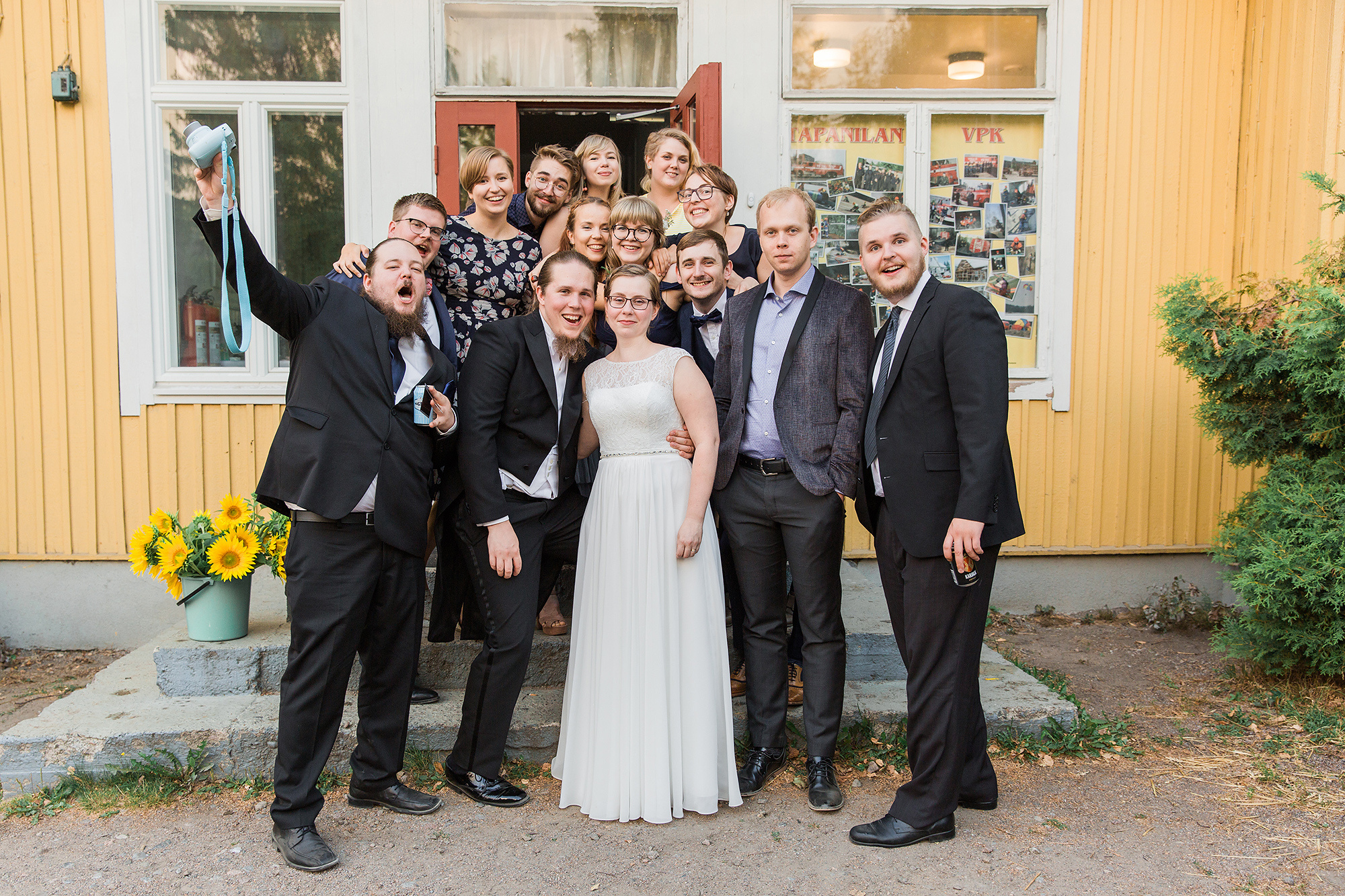 Riikka&Antti, kesähäät Tapanilassa