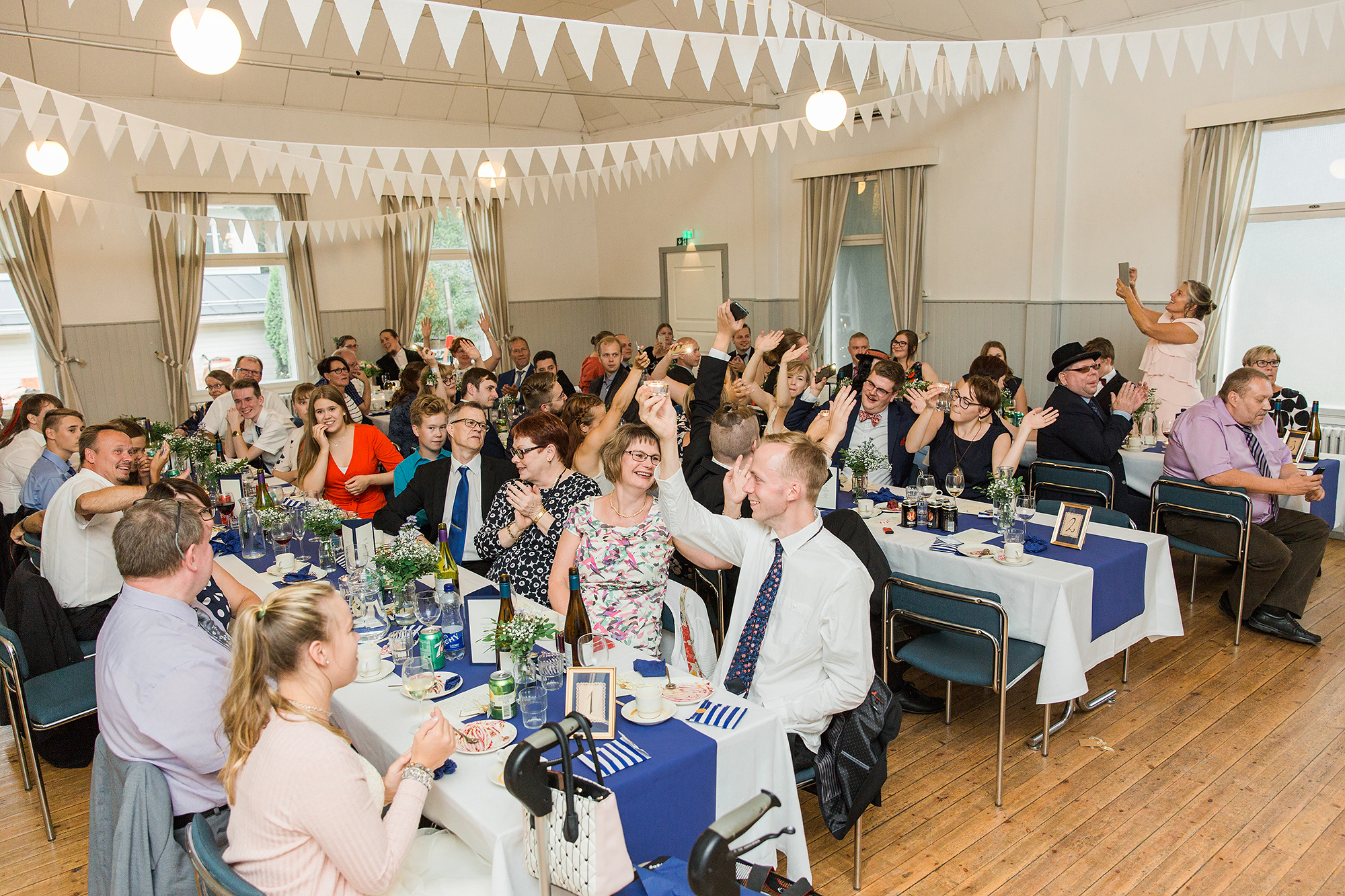 Riikka&Antti, kesähäät Tapanilassa