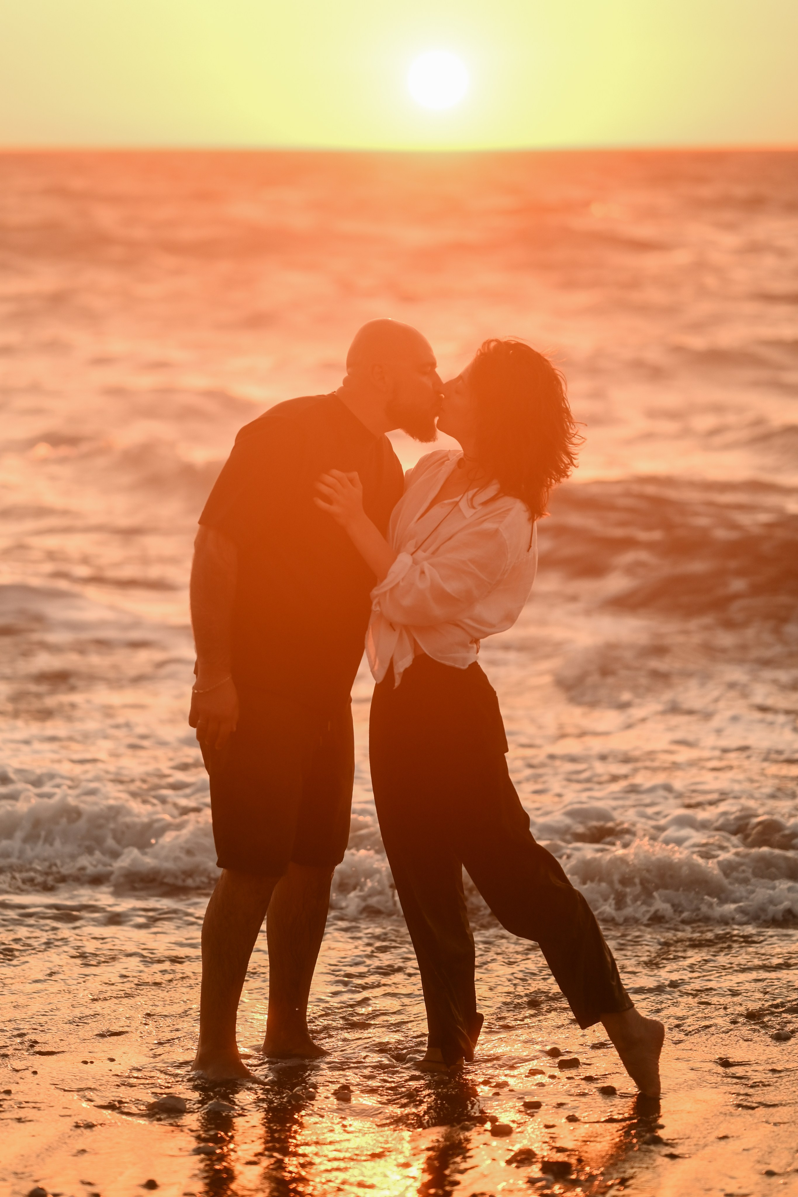 Sunset family photoshoot on the beach Rhodes. Photographer in Rhodes Island