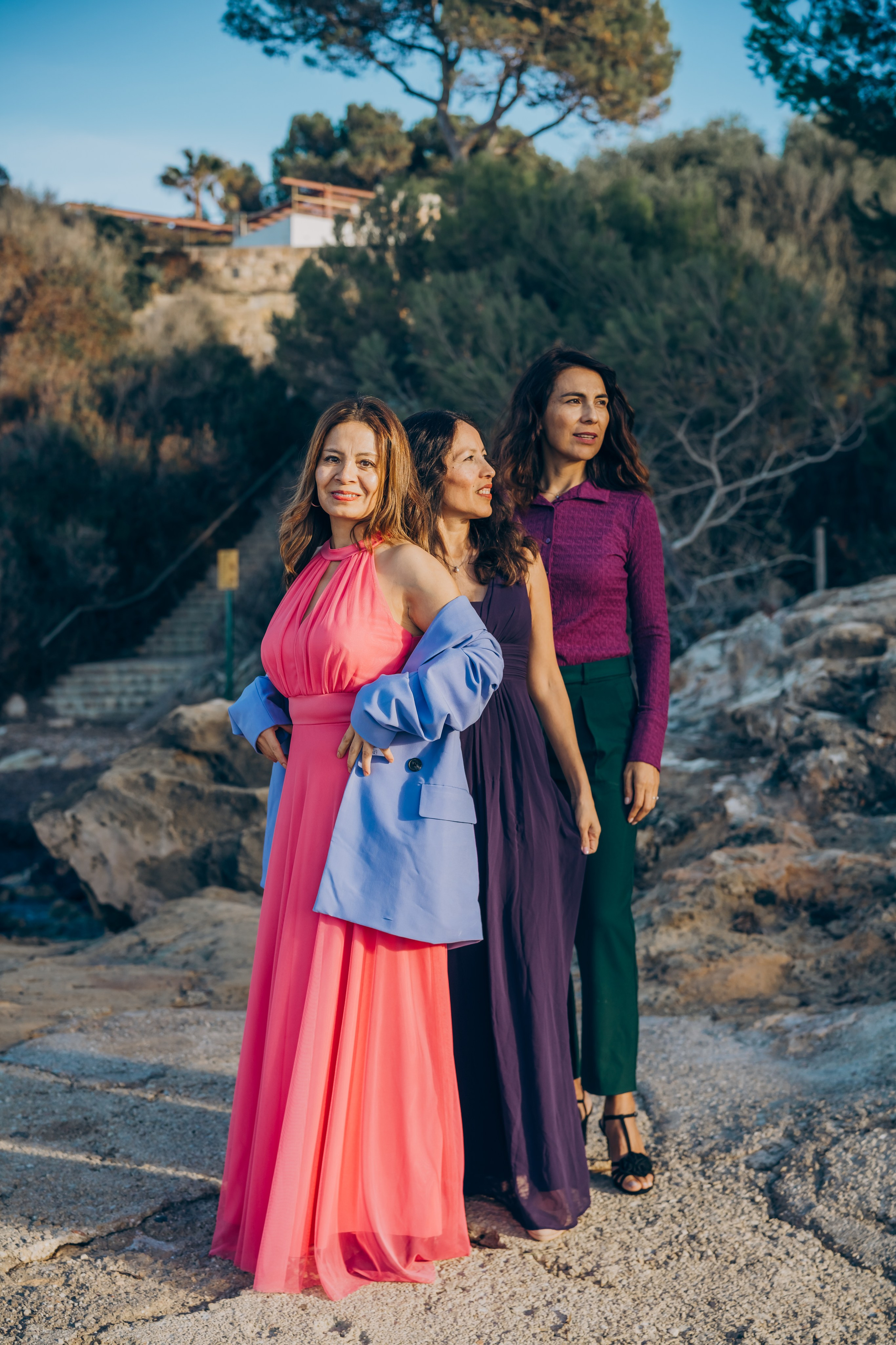 Brenda and friends. Photographer in Mallorca