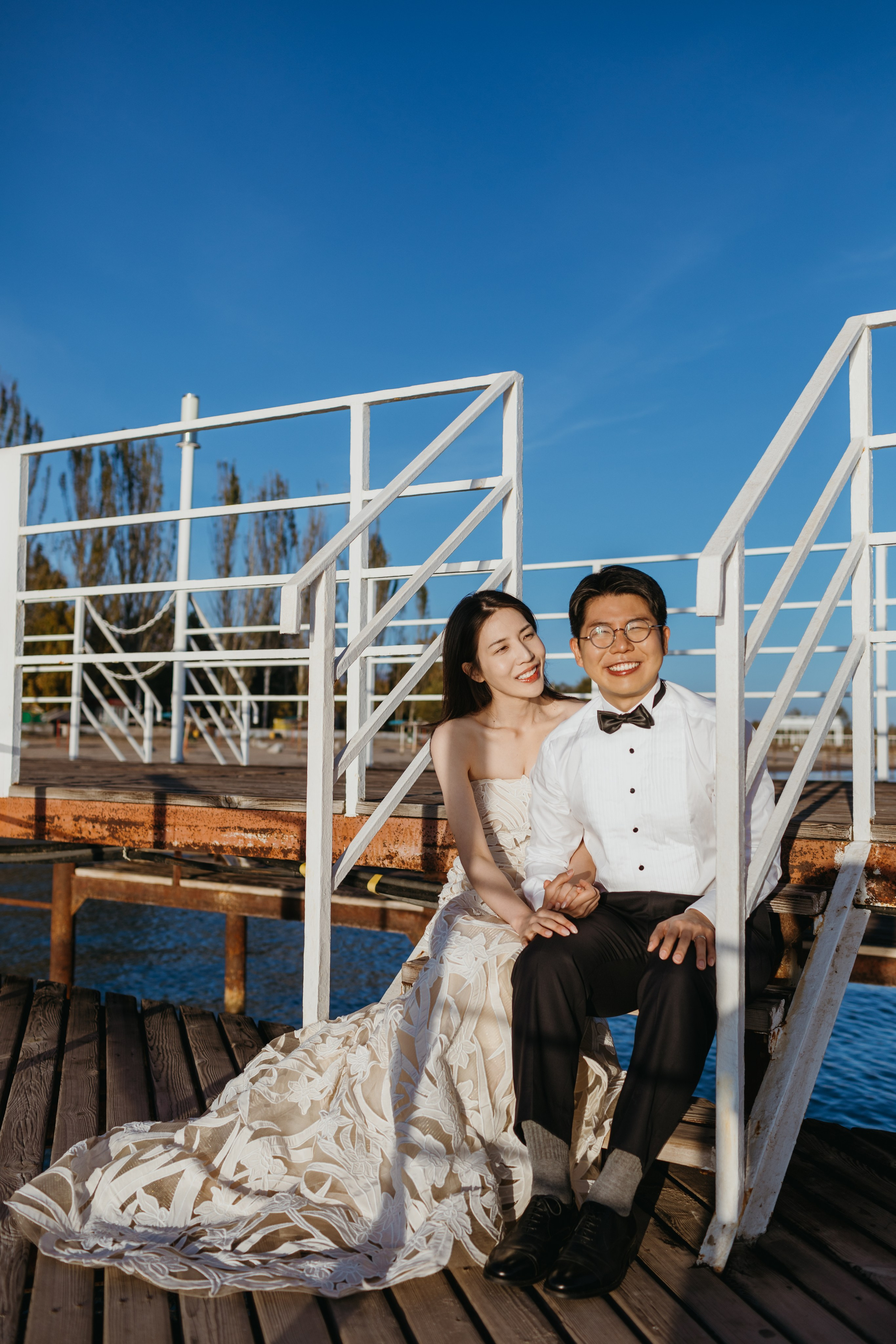 Чесан и Лиса (South Korea) — свадебная фотосессия на Иссык-Куле, пансионат “Каприз” | Chisun & Lisa — Issyk-Kul Lake wedding photos, Capriz. Фотограф в Бишкеке Оксана Шувалова