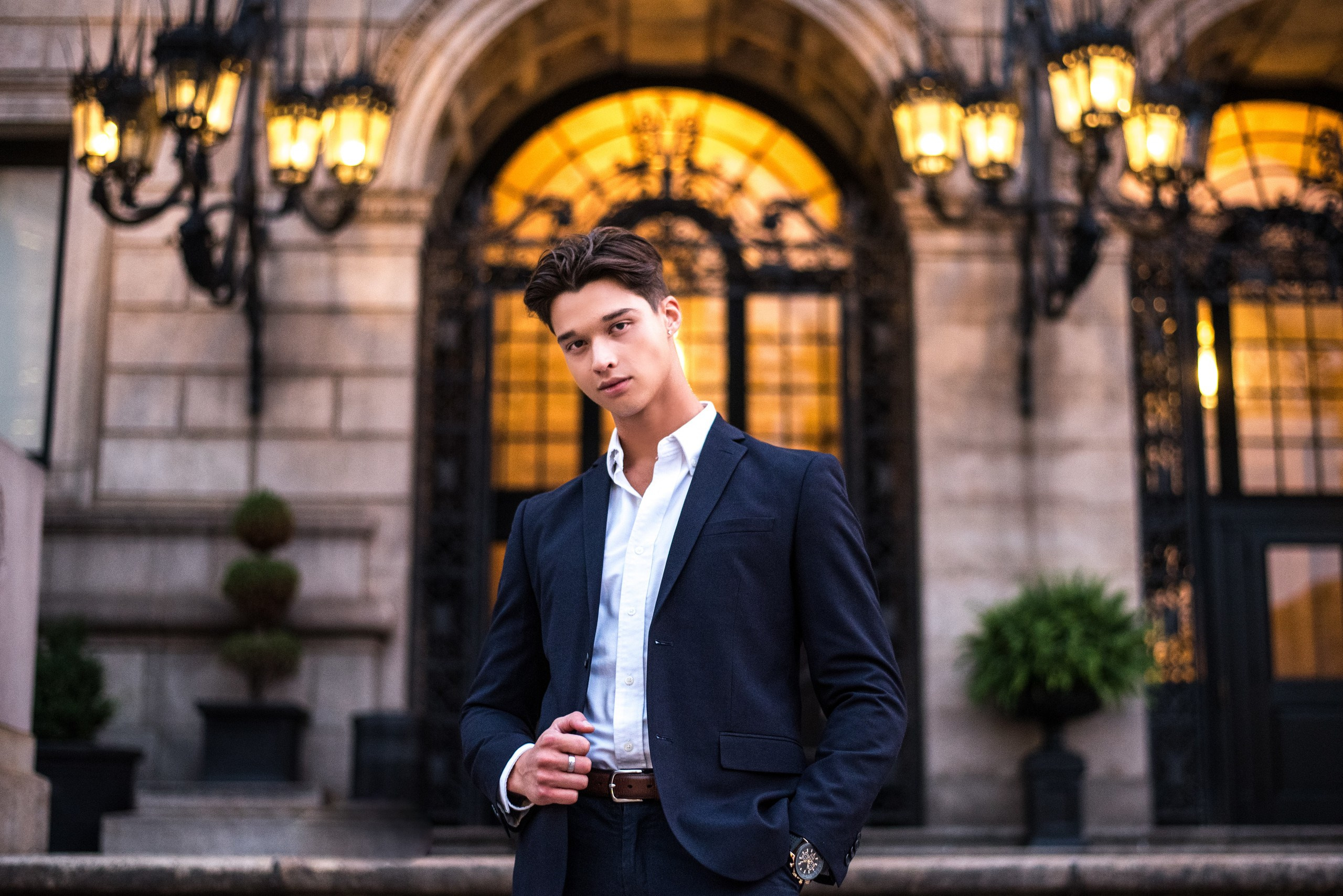 Capturing Boston’s Essence: John’s Photoshoot at Boston Public Library. Wedding photographer in Orlando, Boston & New York Anderson Marques