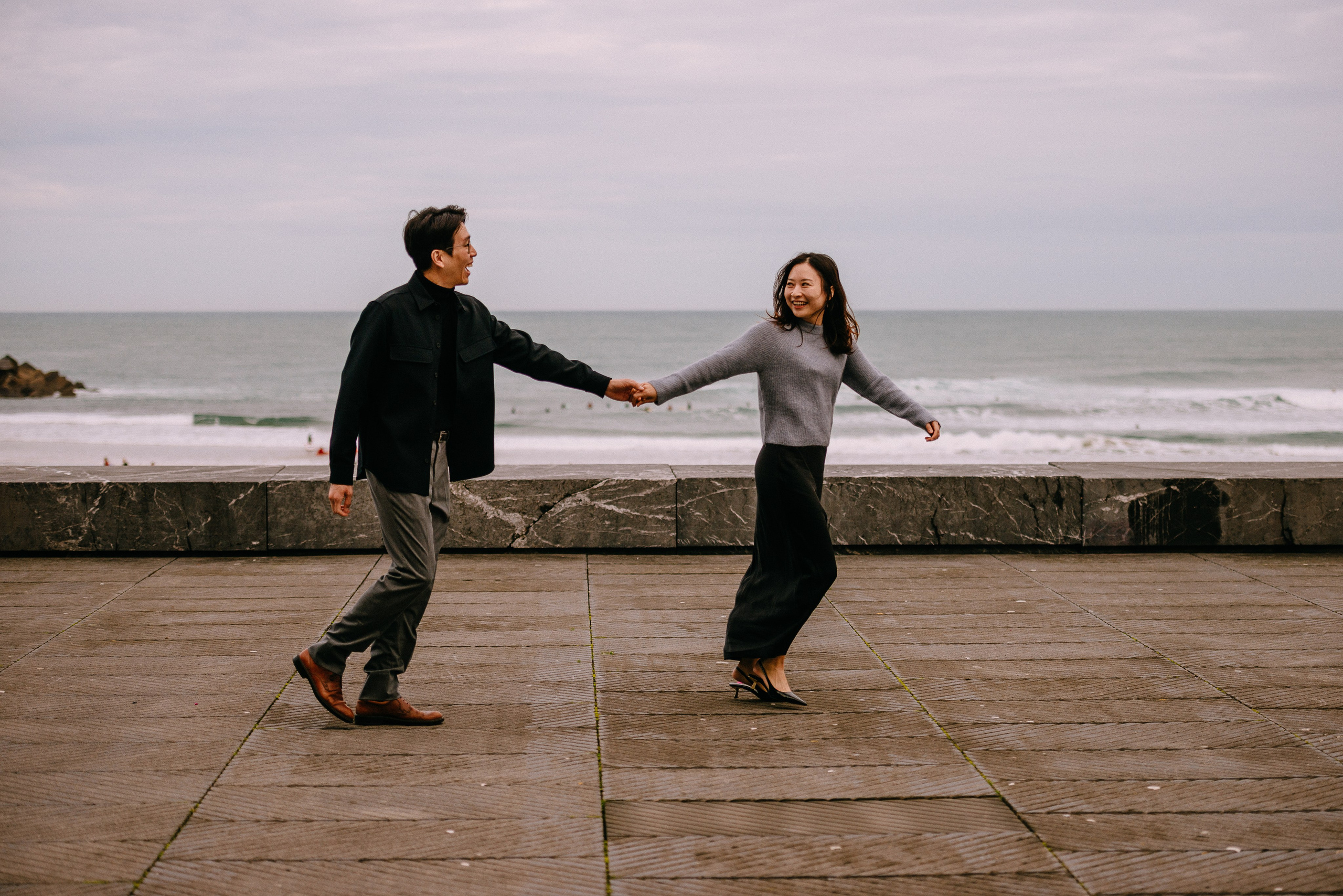 Couple photohoot in San-Sebastian. Photographer in Bilbao Irina Makou
