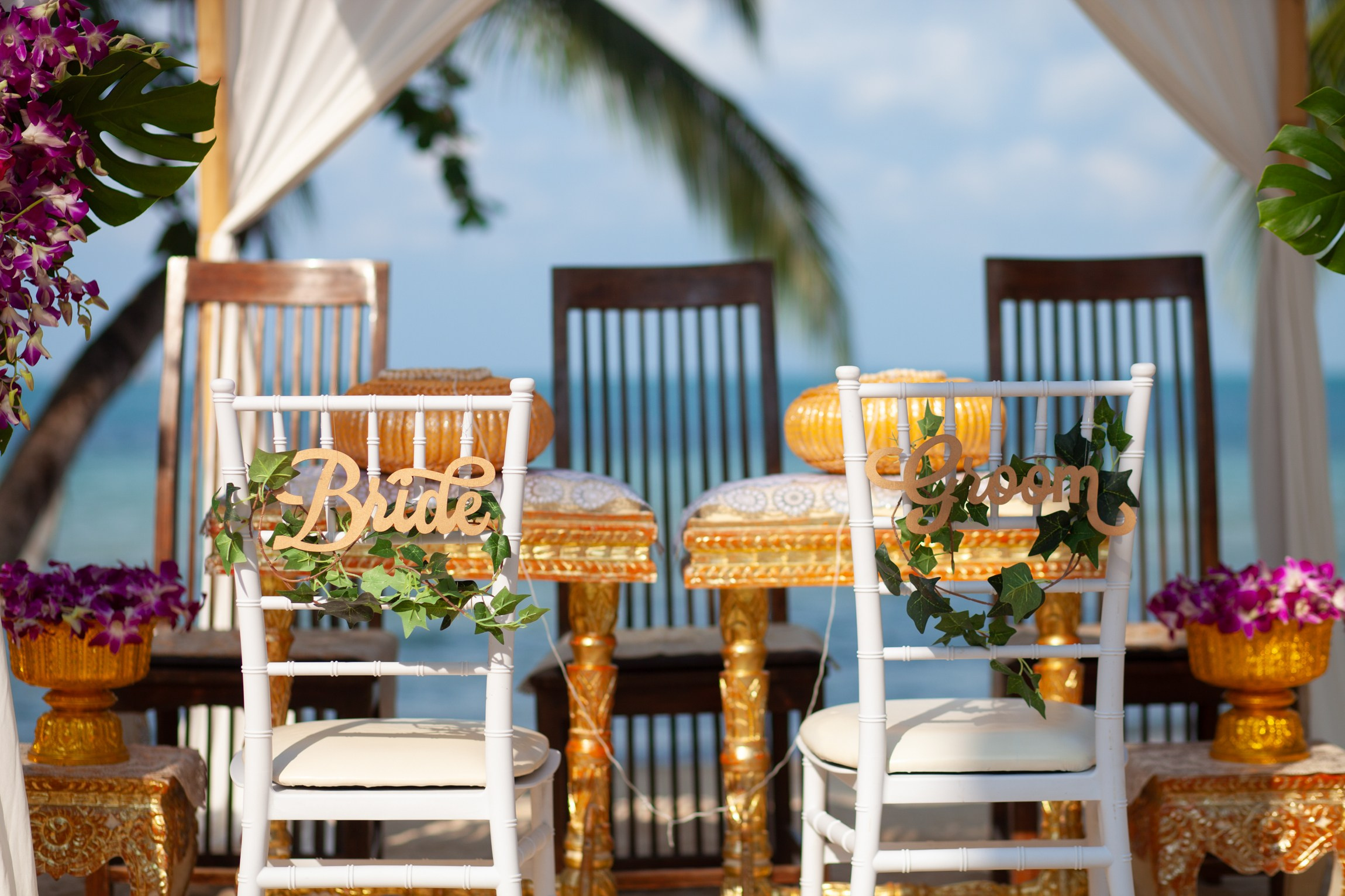 Buddhist + Western. Wedding on Koh Samui, Thailand