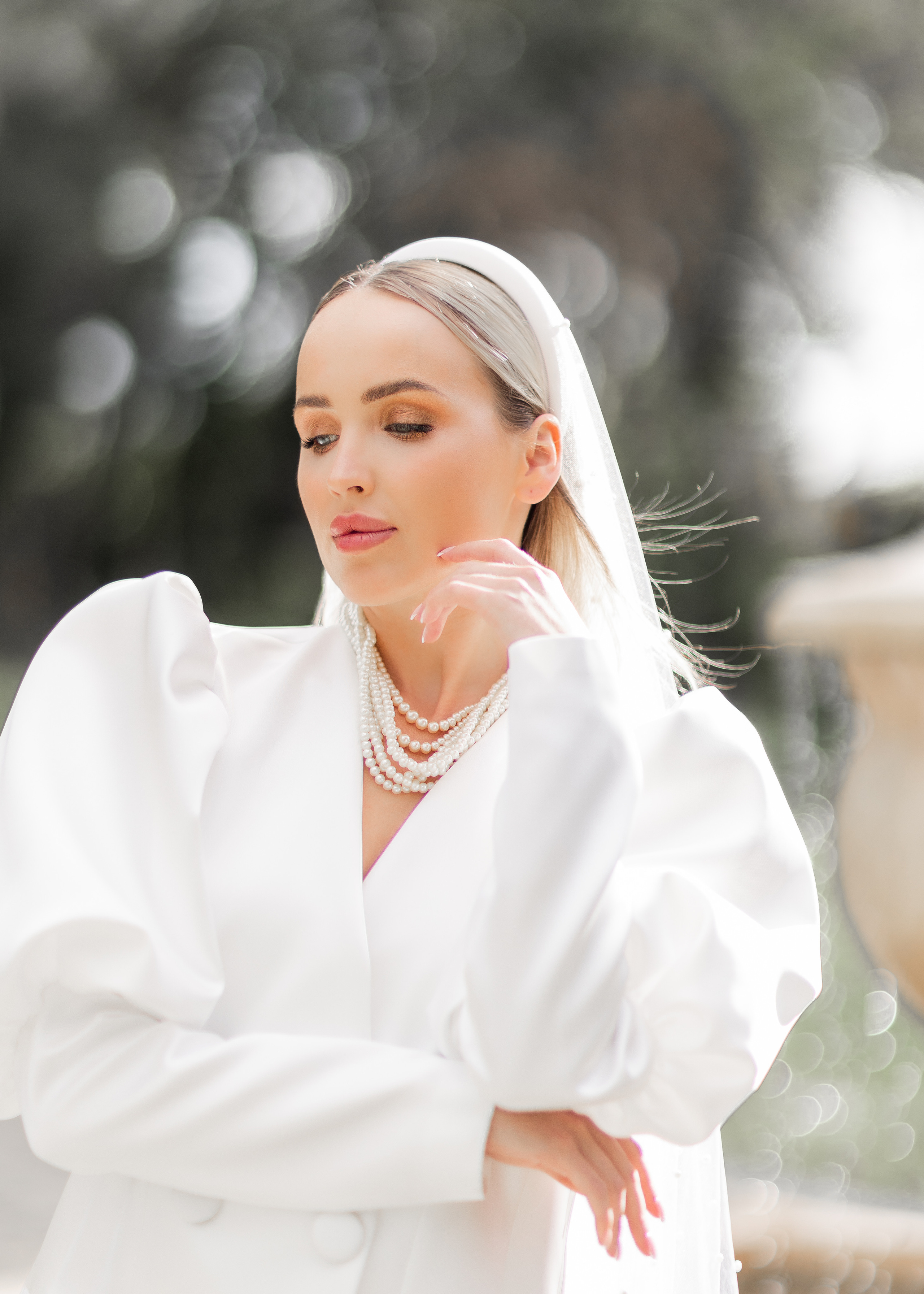 Portraits of the Brides at Spanish Monastery in Miami. Wedding Photo & Video