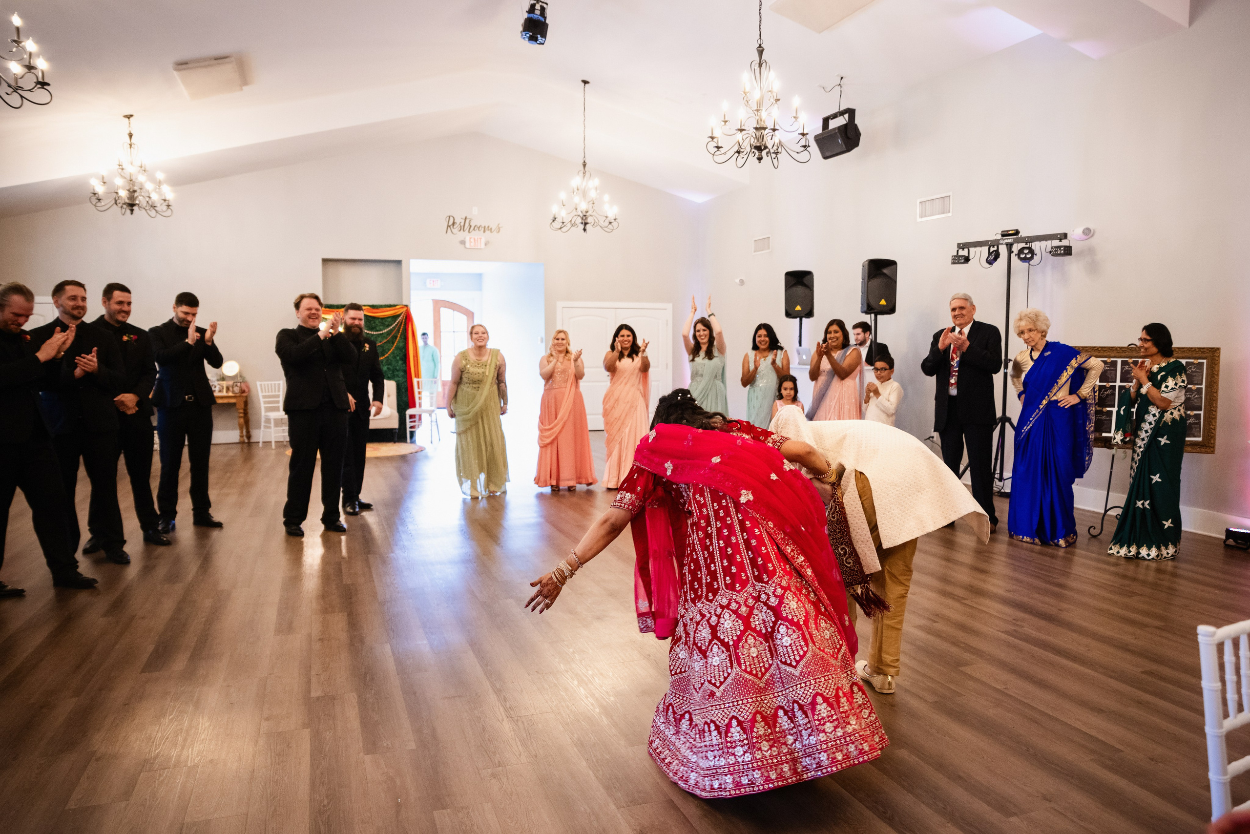 Daniel’s and Ruchi Fusion Wedding Celebration at The Venue At Rose Spring Farm. Wedding and portrait photography in Greenville SC