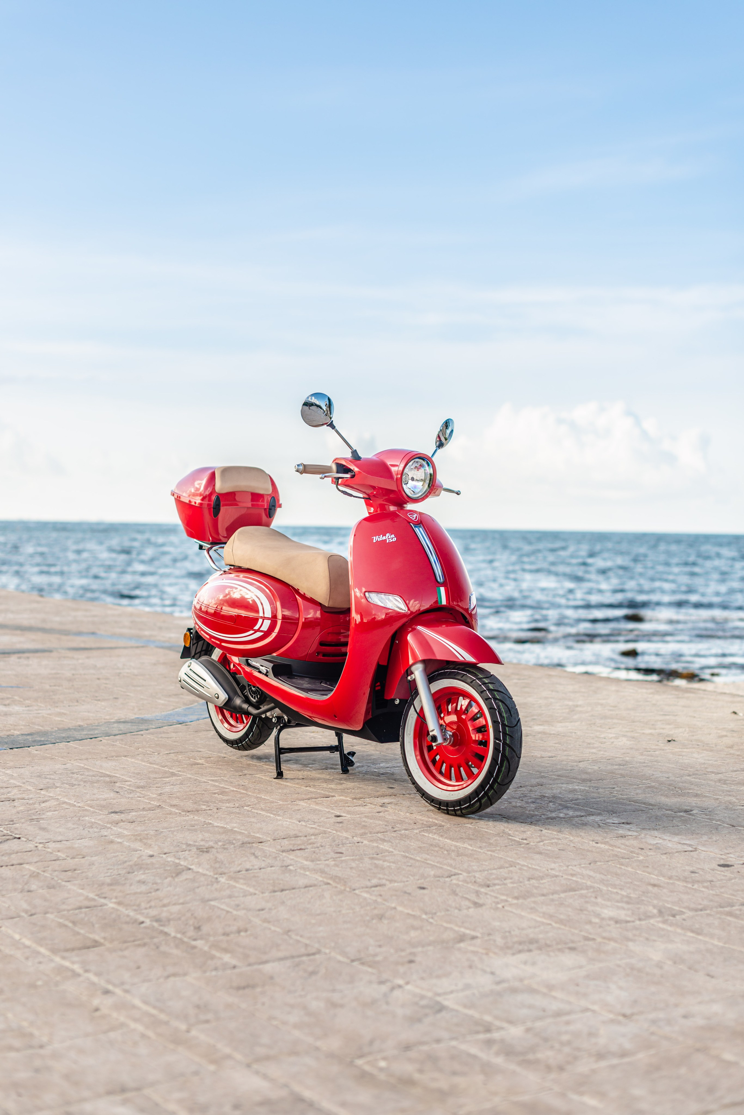 Scooter Photography for Rental Website in Mexico. PHOTOGRAPHER QUINTANA ROO