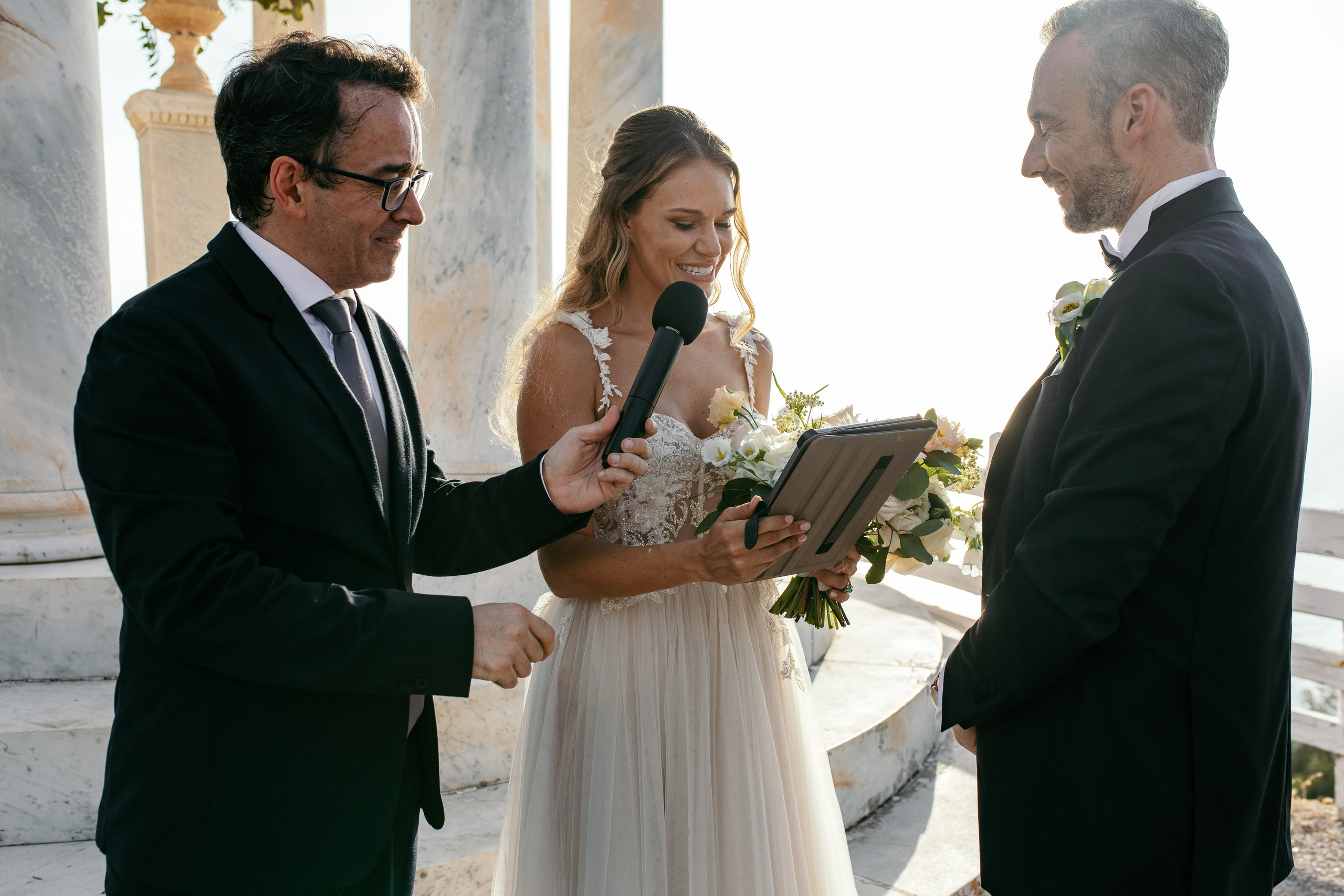Wedding Ceremony in Son Marroig. Wedding Celebrant in Mallorca Iban Collin