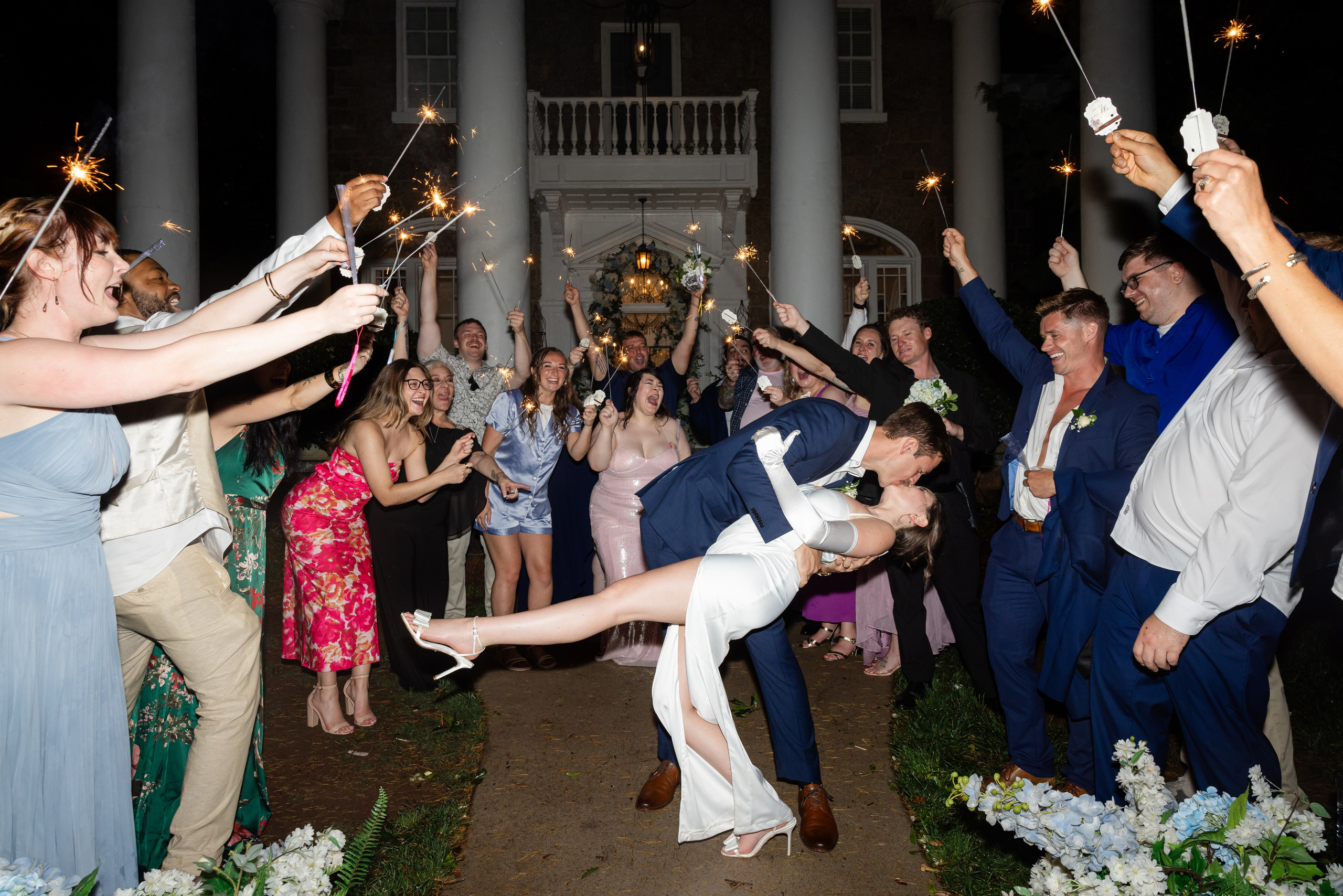 Lester & Annalise’s Romantic Summer Wedding at Gassaway Mansion in Greenville, SC. Wedding and portrait photography in Greenville SC