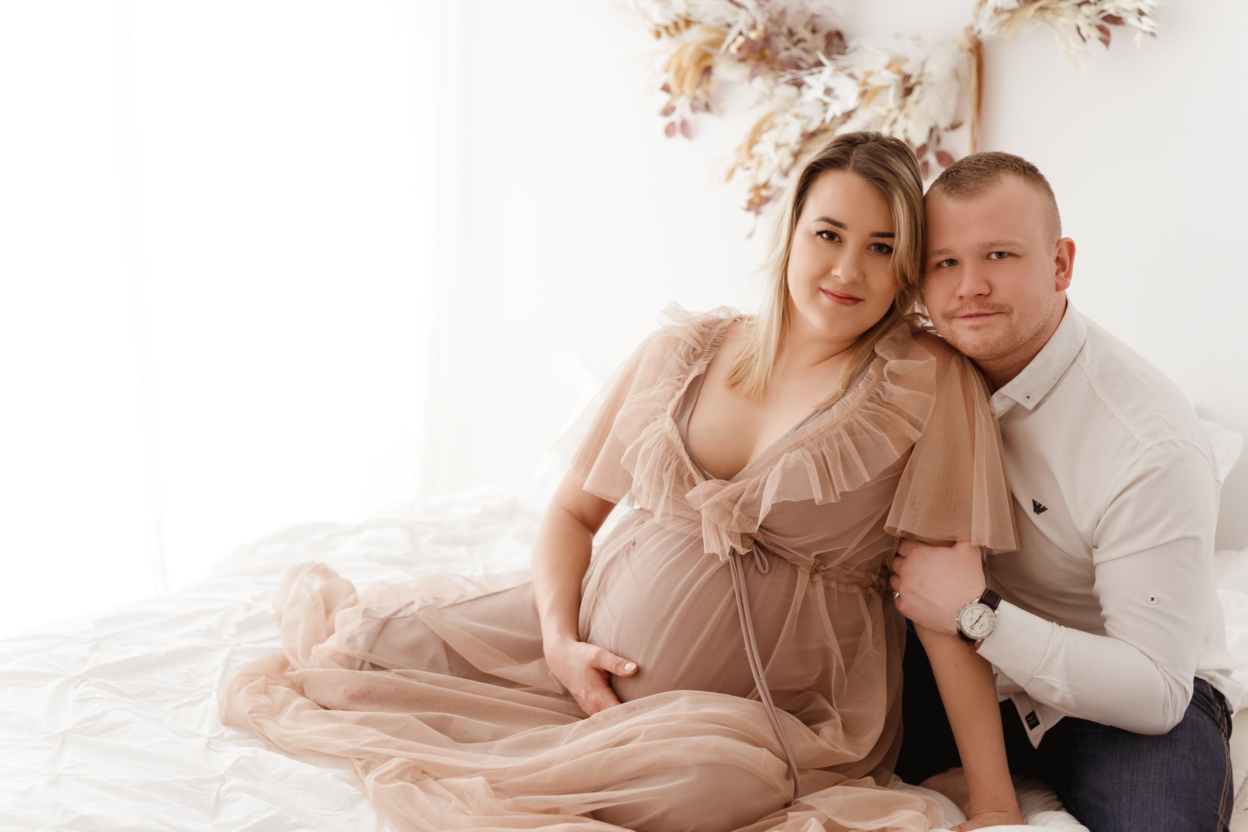 Sesja ciążowa Kasi. Fotograf Łódź - sesja ciążowa, noworodkowa, dziecięca. Studio w Łodzi