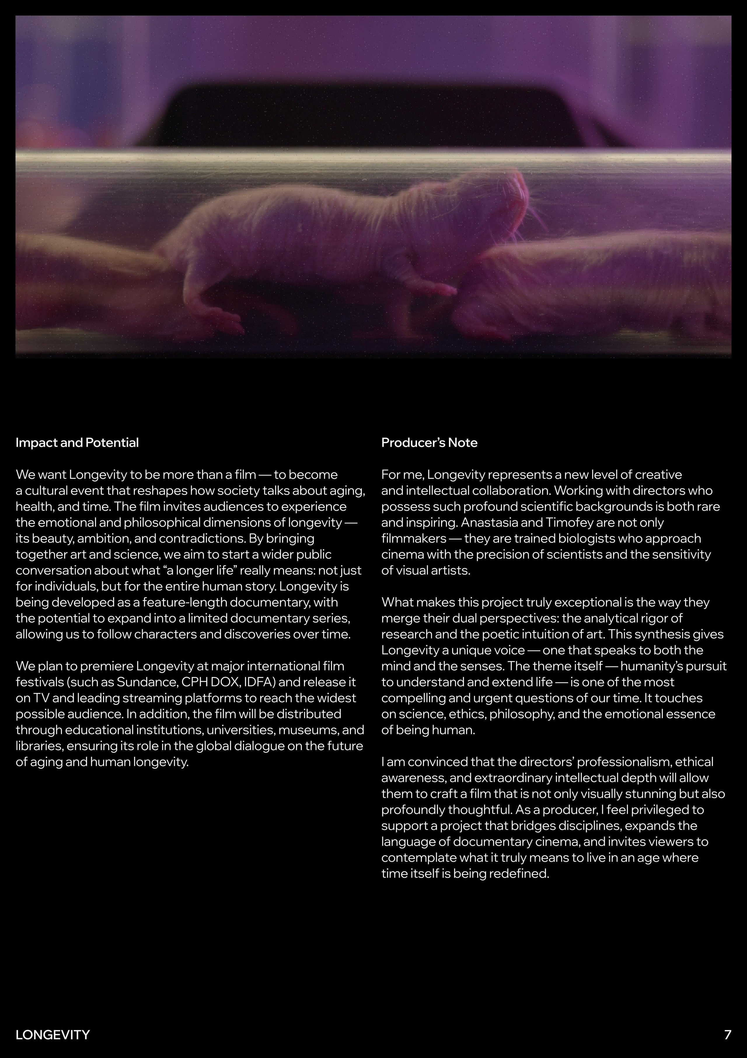 Longevity. GLISH ART — Timofey Glinin & Anastasia Shubina