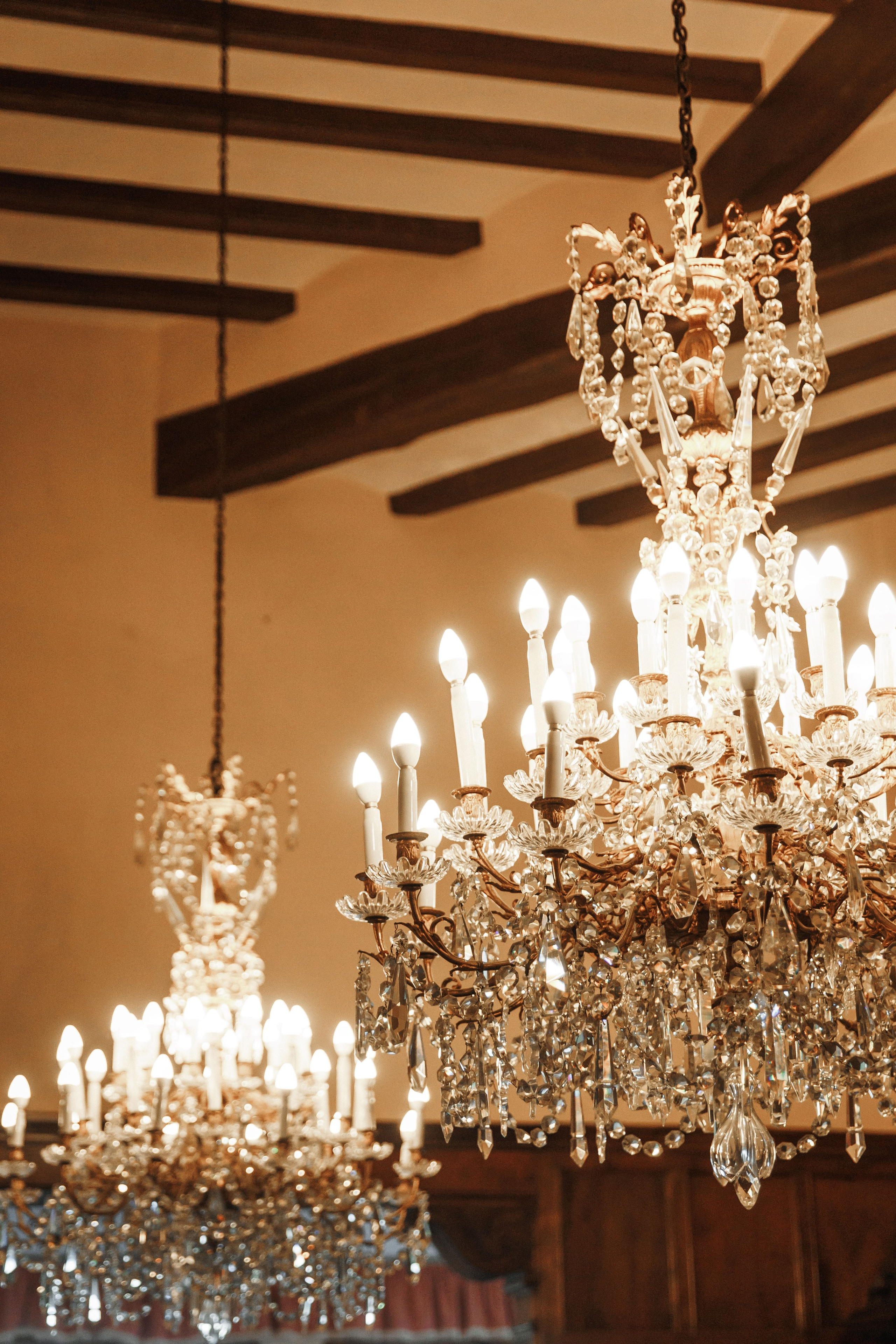 Beautiful details of the wedding venue in Barcelona