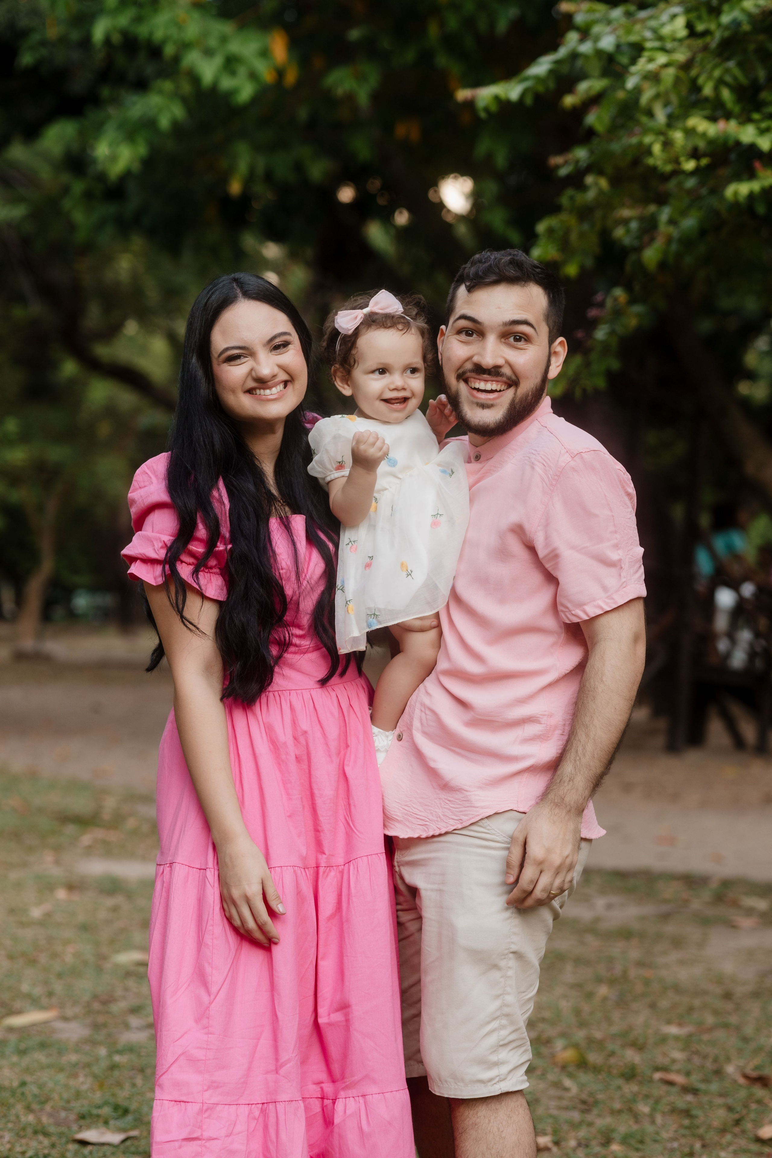 Ensaio para comemorar o primeiro aninho da criança