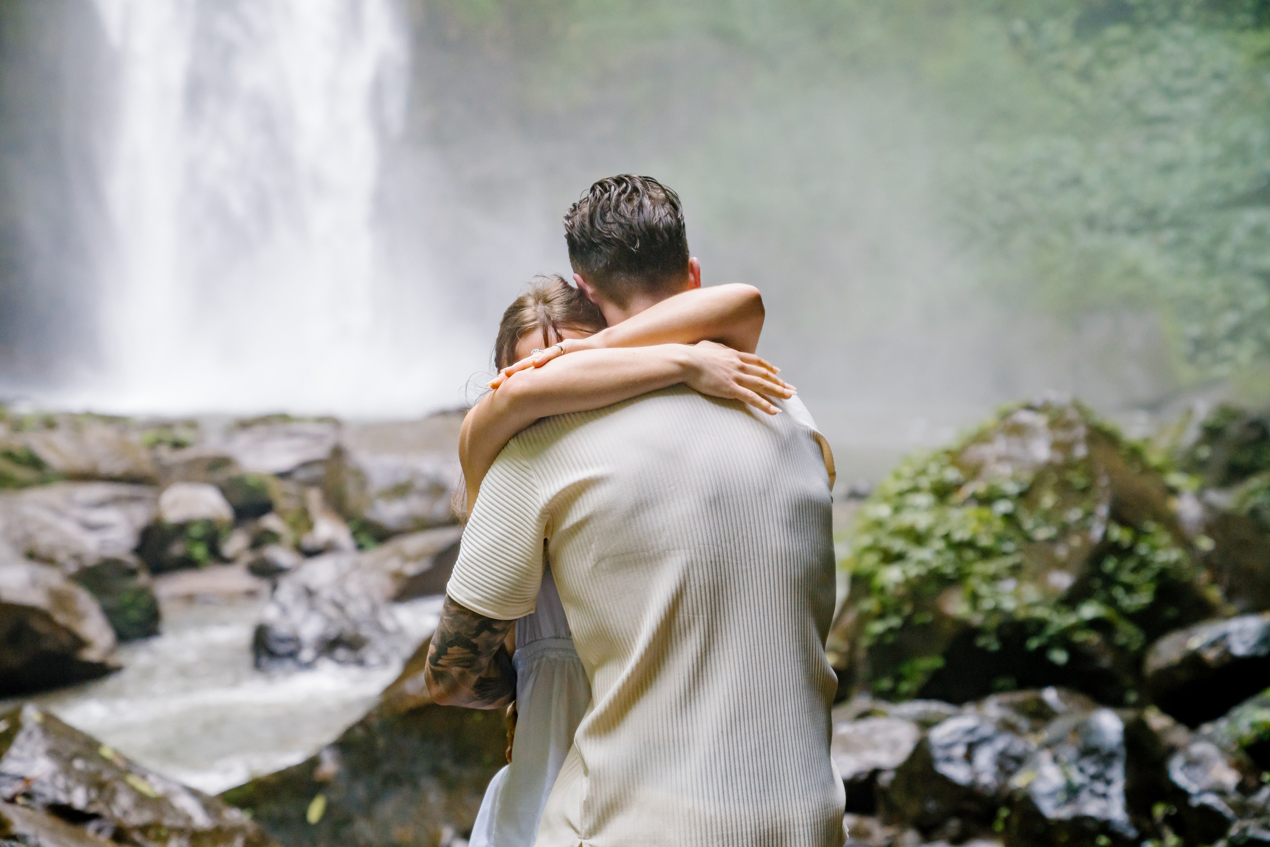 Sureprise marriage proposal. Female Photographer in Bali