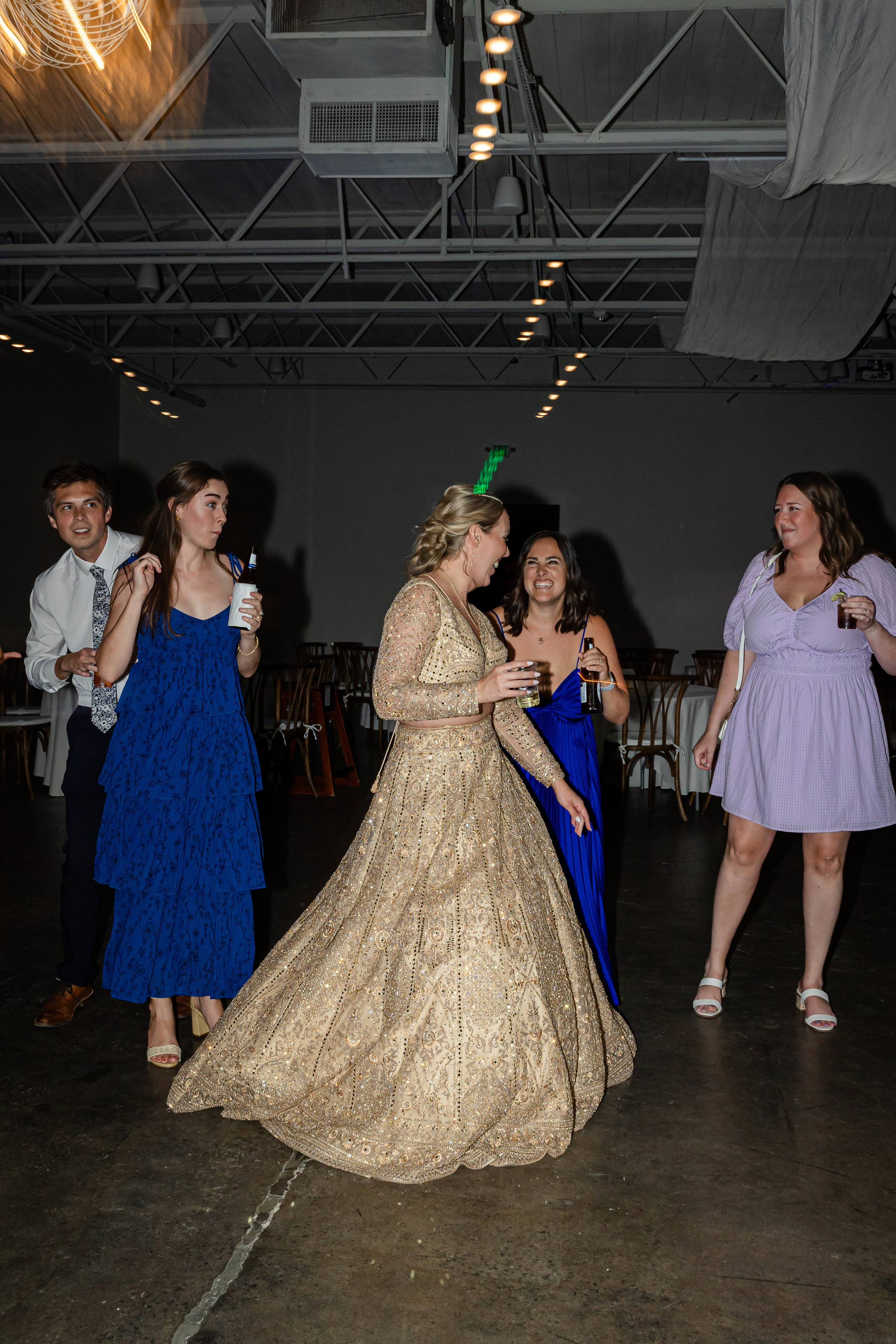 Color, Culture, and Celebration: A Vibrant Indian Fusion Wedding at The 405 in July. Wedding and portrait photography in Greenville SC