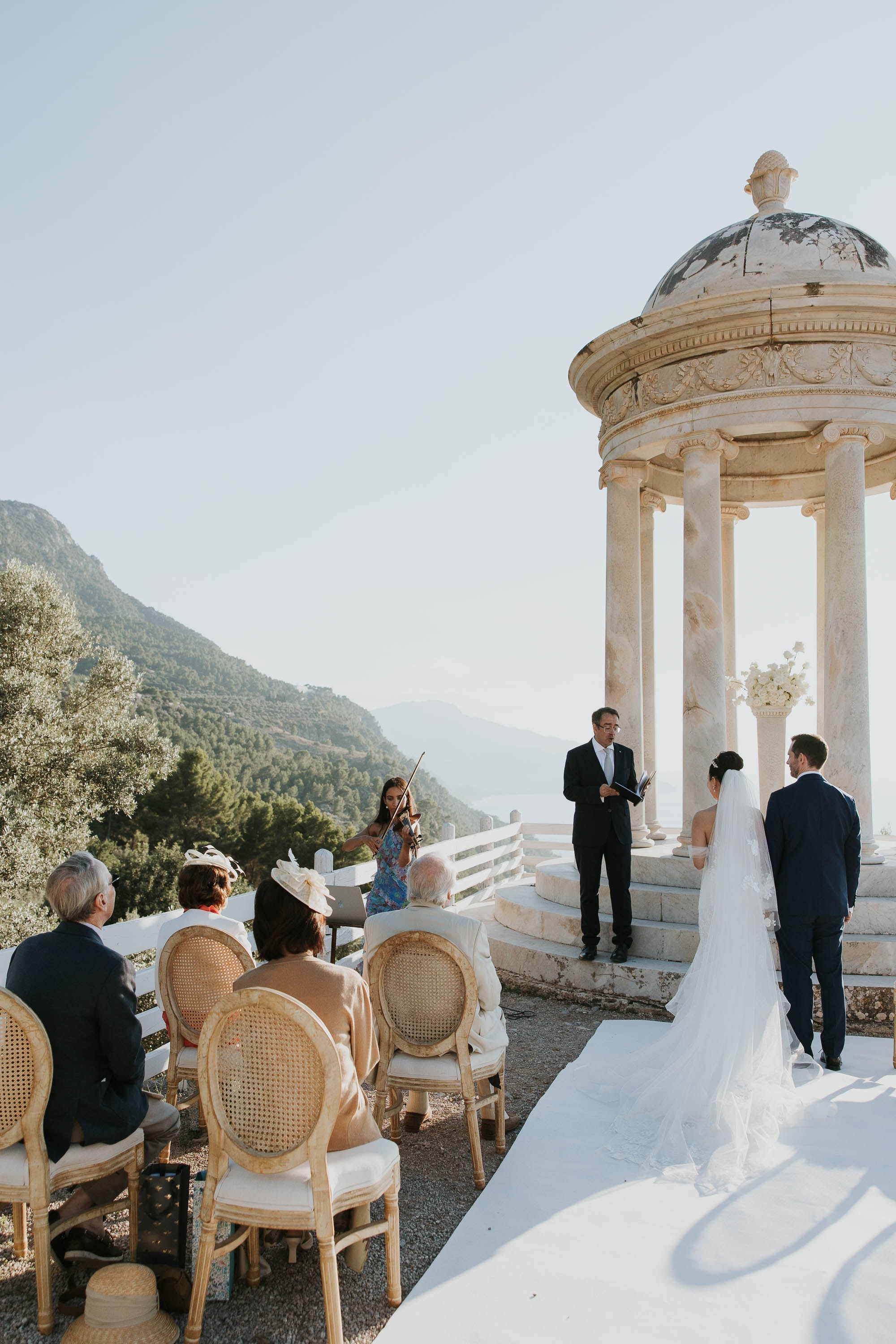 Son Marroig Venue for Masumi & Chris Wedding Ceremony. Wedding Celebrant in Mallorca Iban Collin