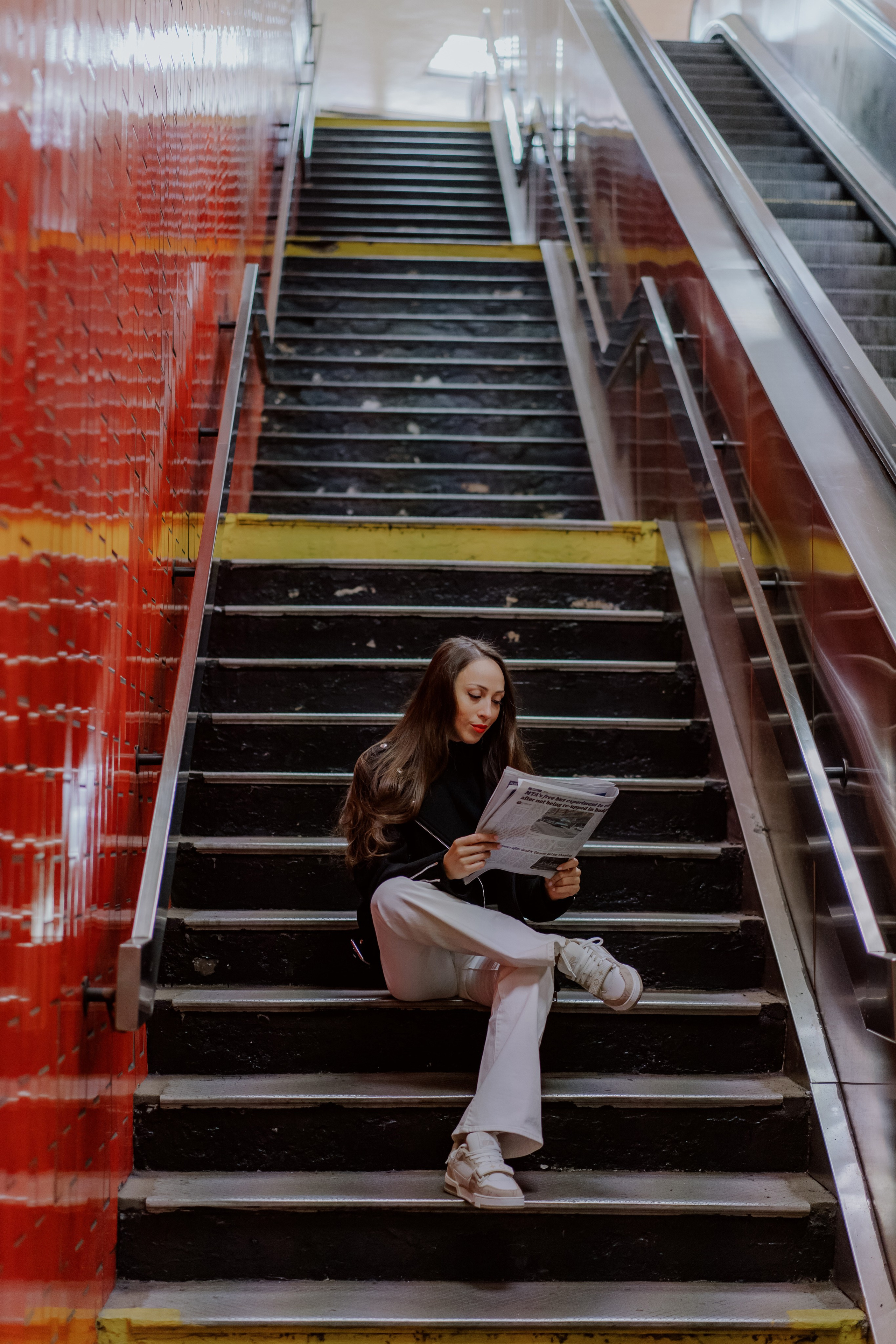 NYC Subway Portrait Photography | Underground Photo Sessions New York. Videographer and photographer in New York // MAKAROV.VIDEO