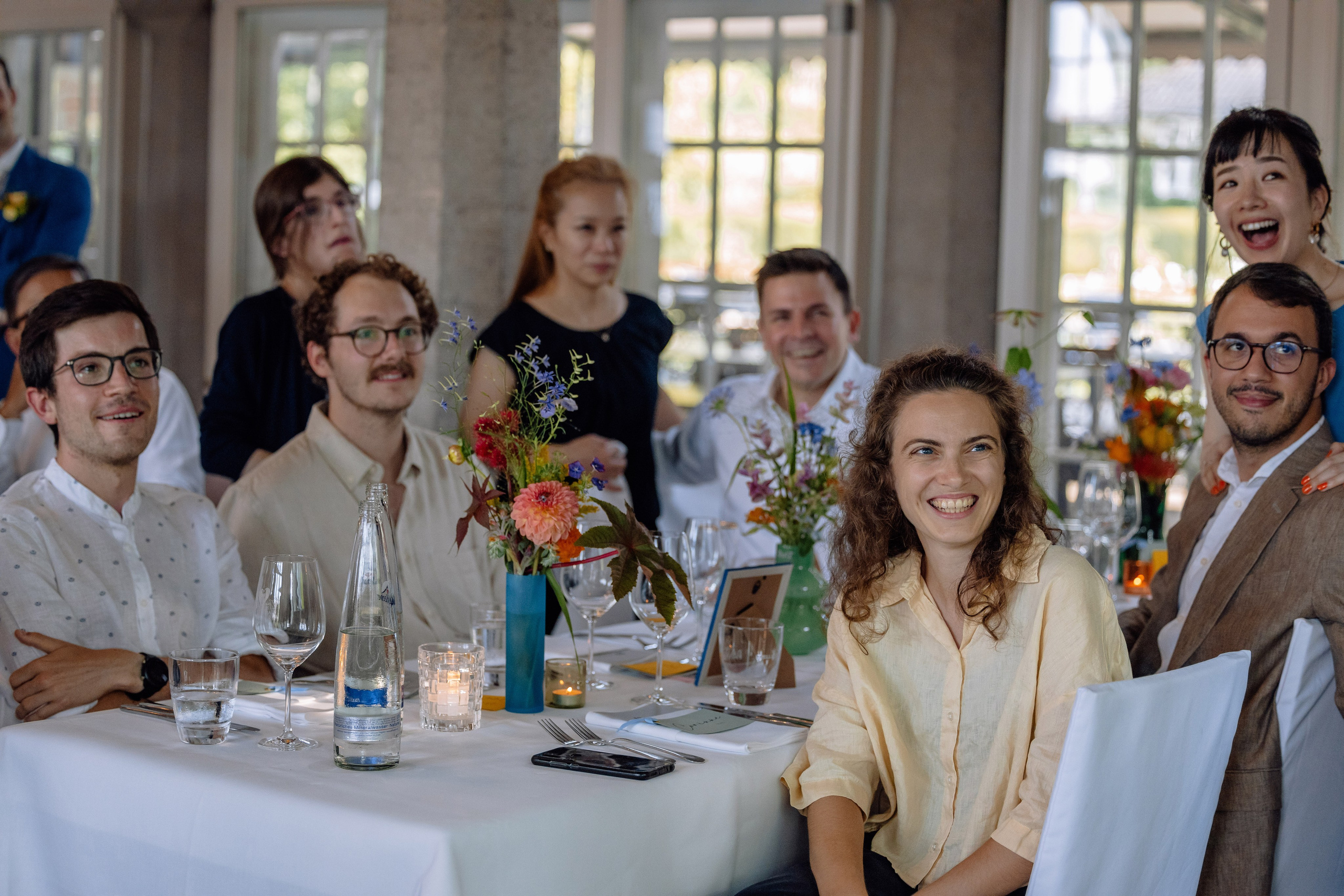Café im Botanischen Garten. Deutsche - Japanische Hochzeit. Hochzeitsfotograf München Taufe Familienfotograf Tanja Mauke
