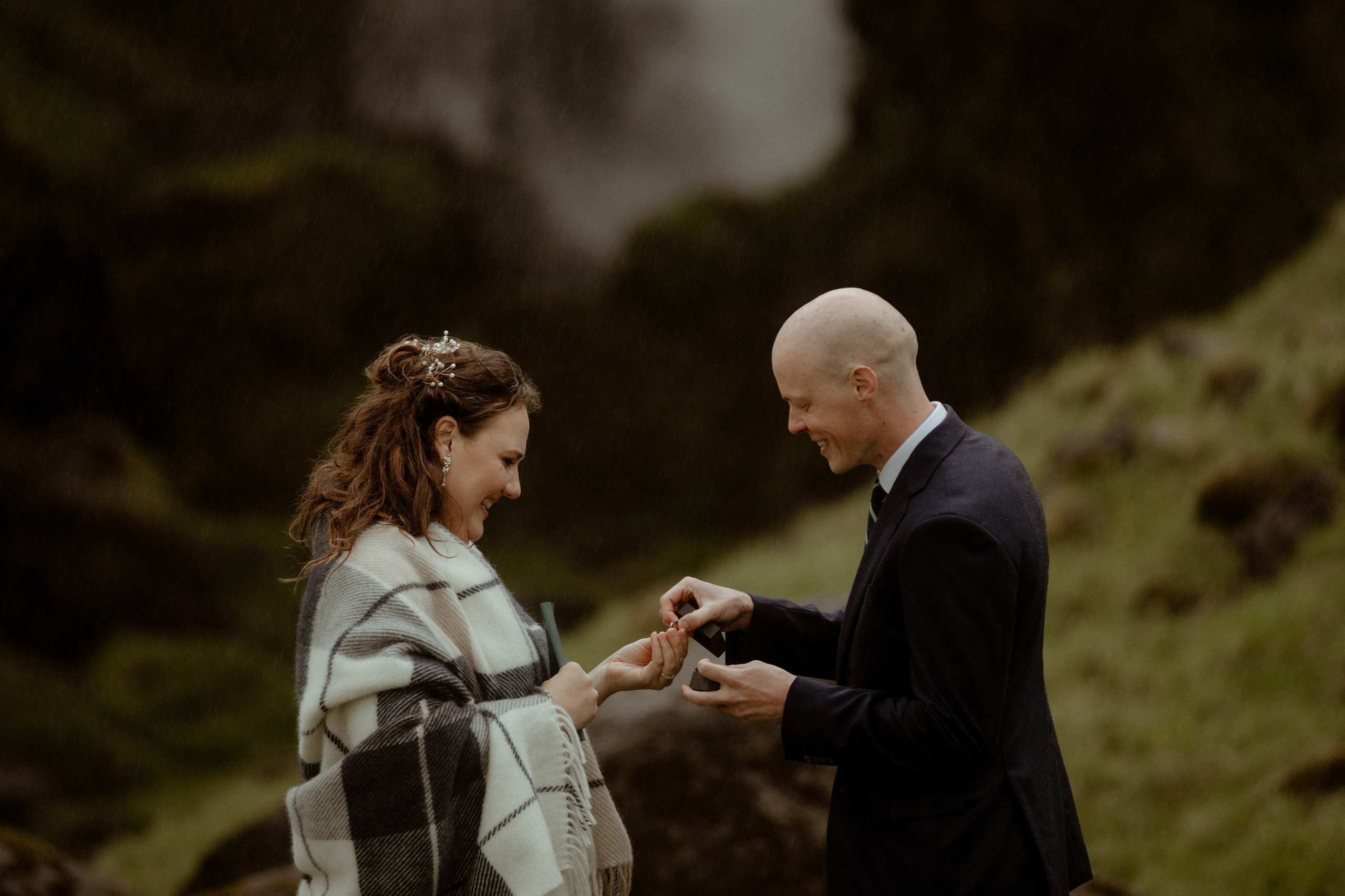 Iceland Elopement at Black Sand Beach. Iceland elopement photographer & videographer