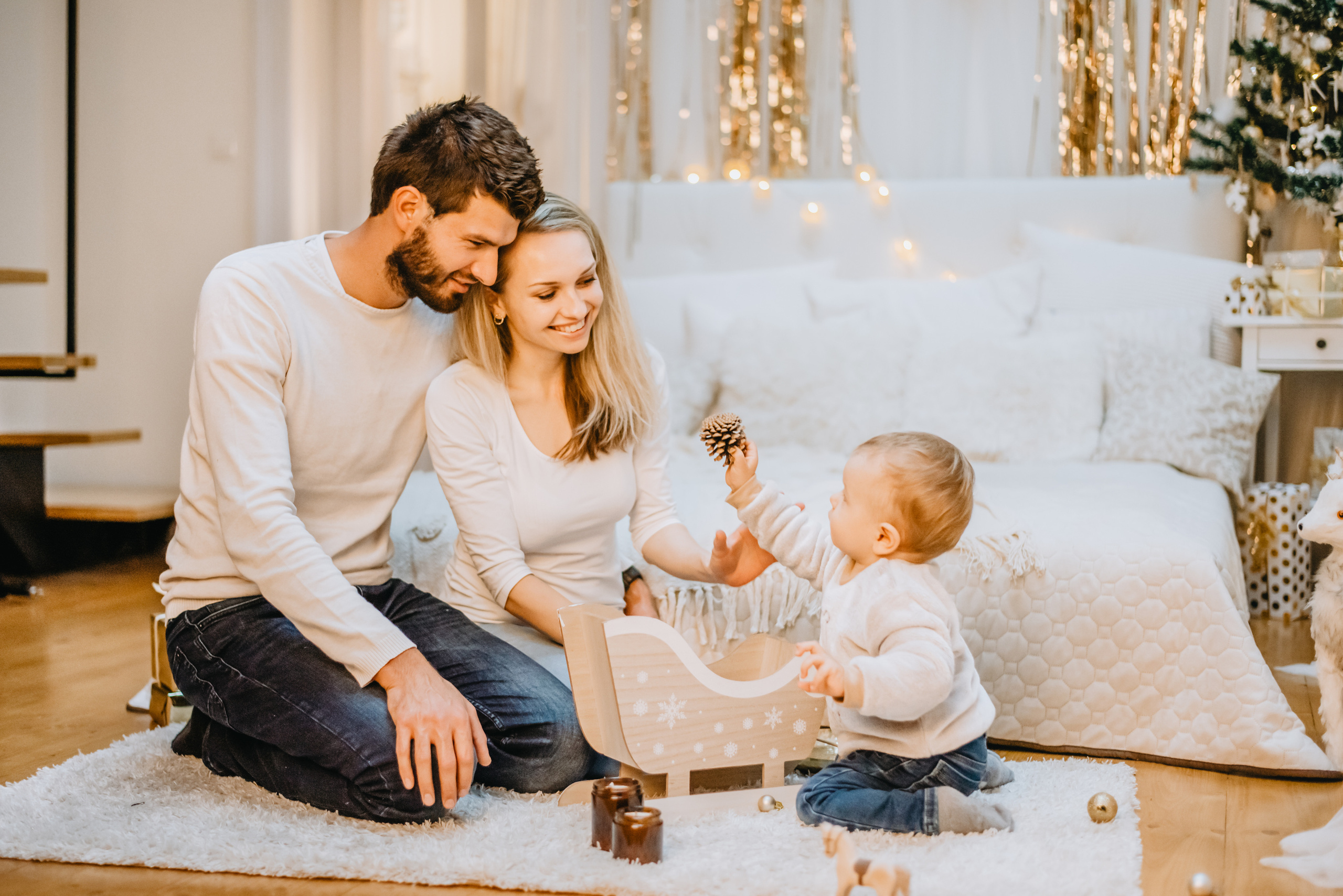Vánoční rodinné focení Brno. Lifestyle, wedding and family photographer