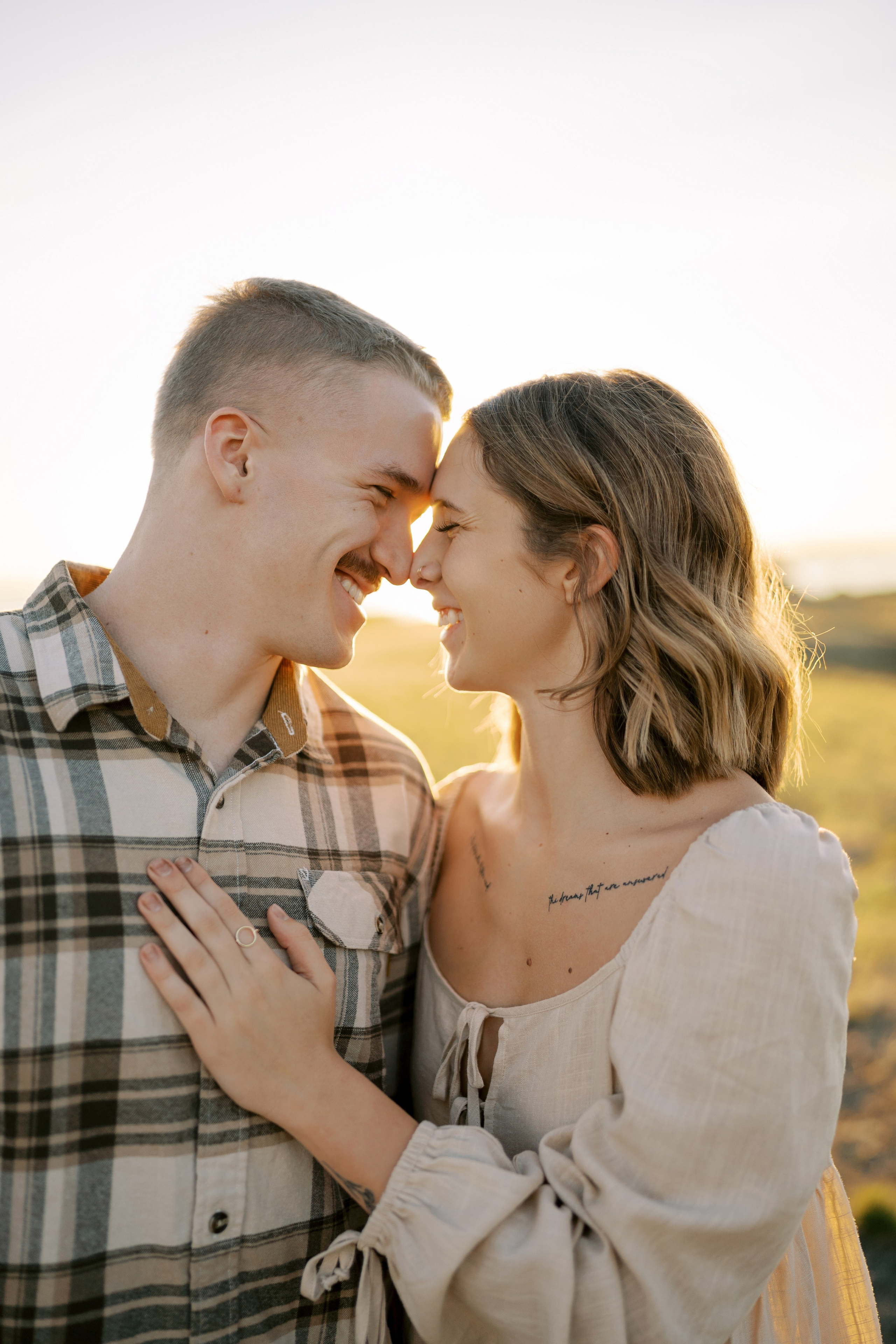 A story of incredible love at sunset. September 2024. Tacoma, Chambers Bay Golf Course. EVAN ARISTOV WEDDING PHOTOGRAPHY — Seattle Wedding Photographer