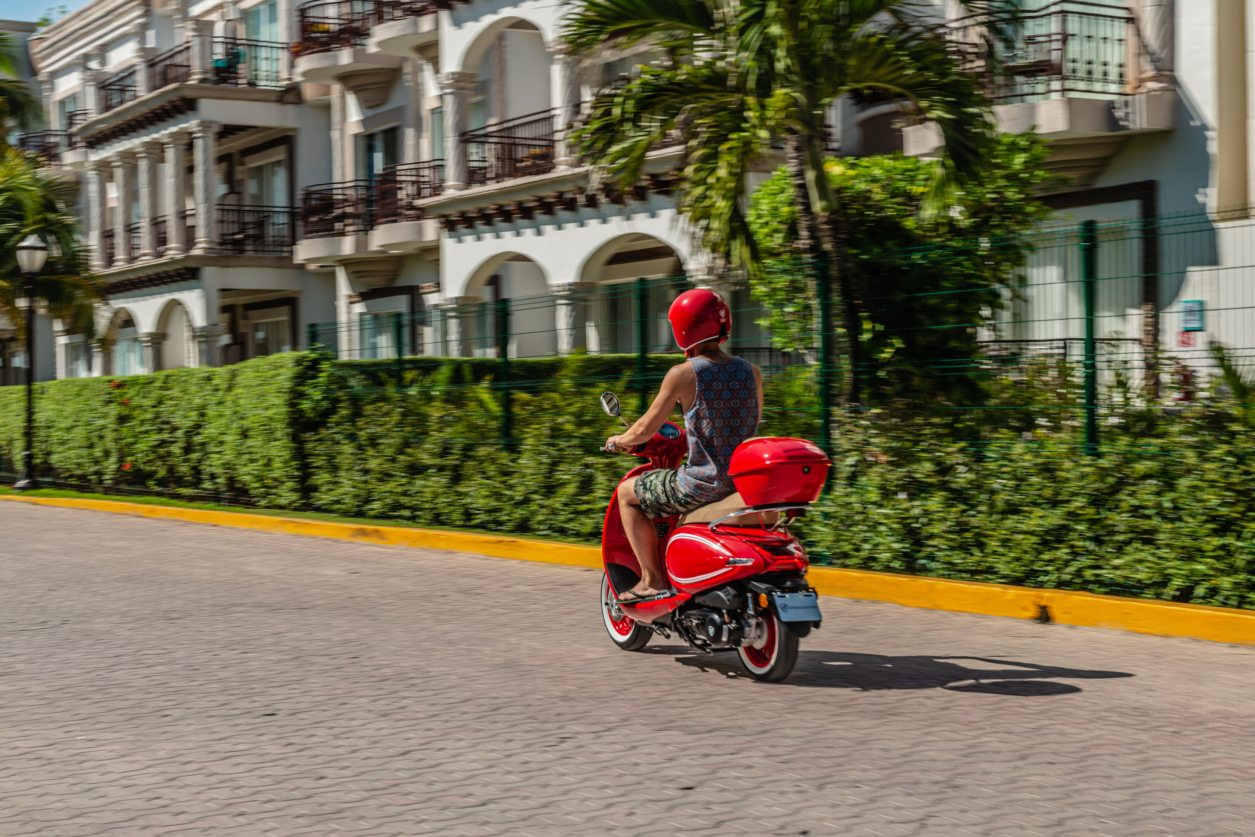 Scooter Photography for Rental Website in Mexico. PHOTOGRAPHER QUINTANA ROO