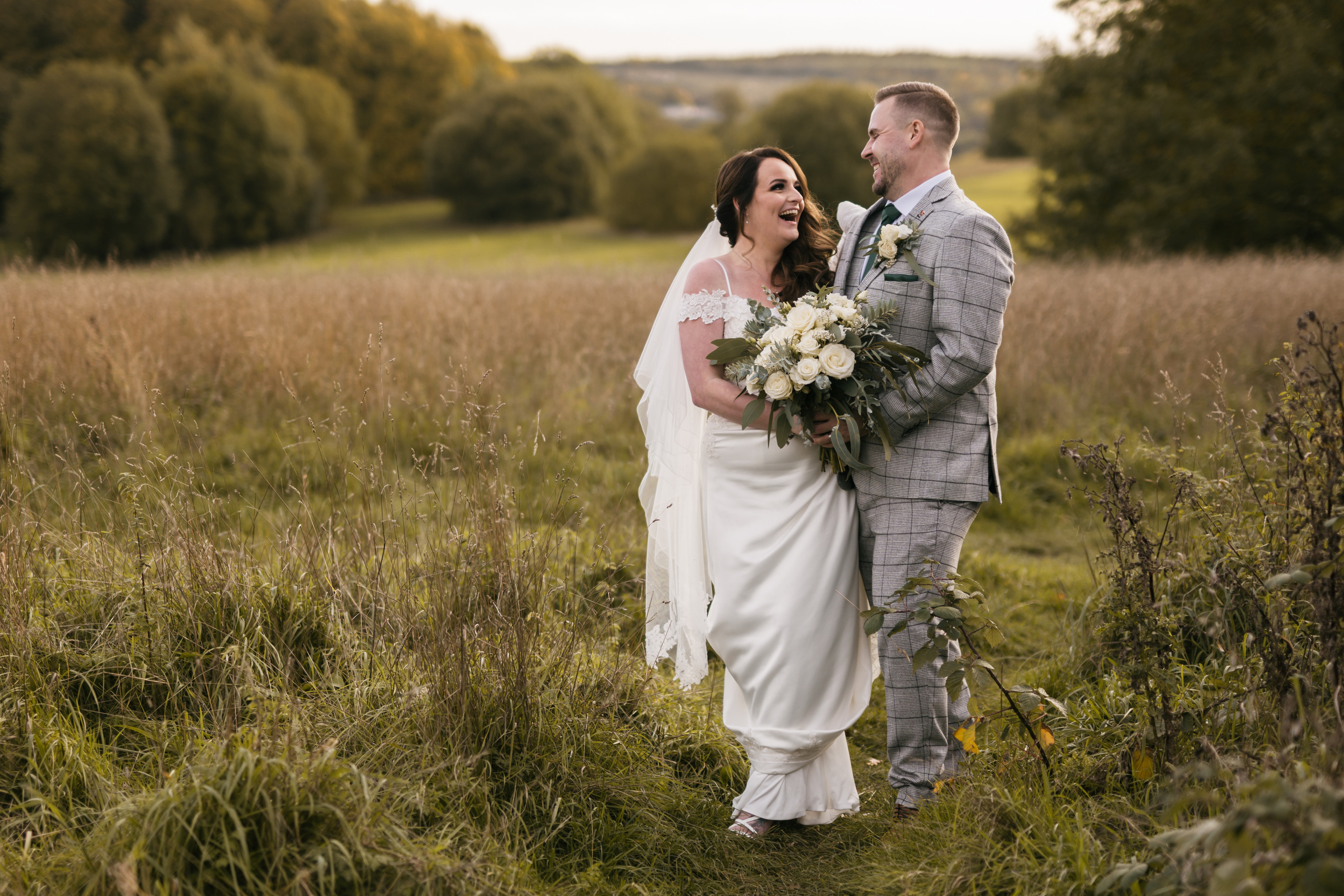 "Magical moment captured by local wedding photographer at Aston Hall in Sheffield"
