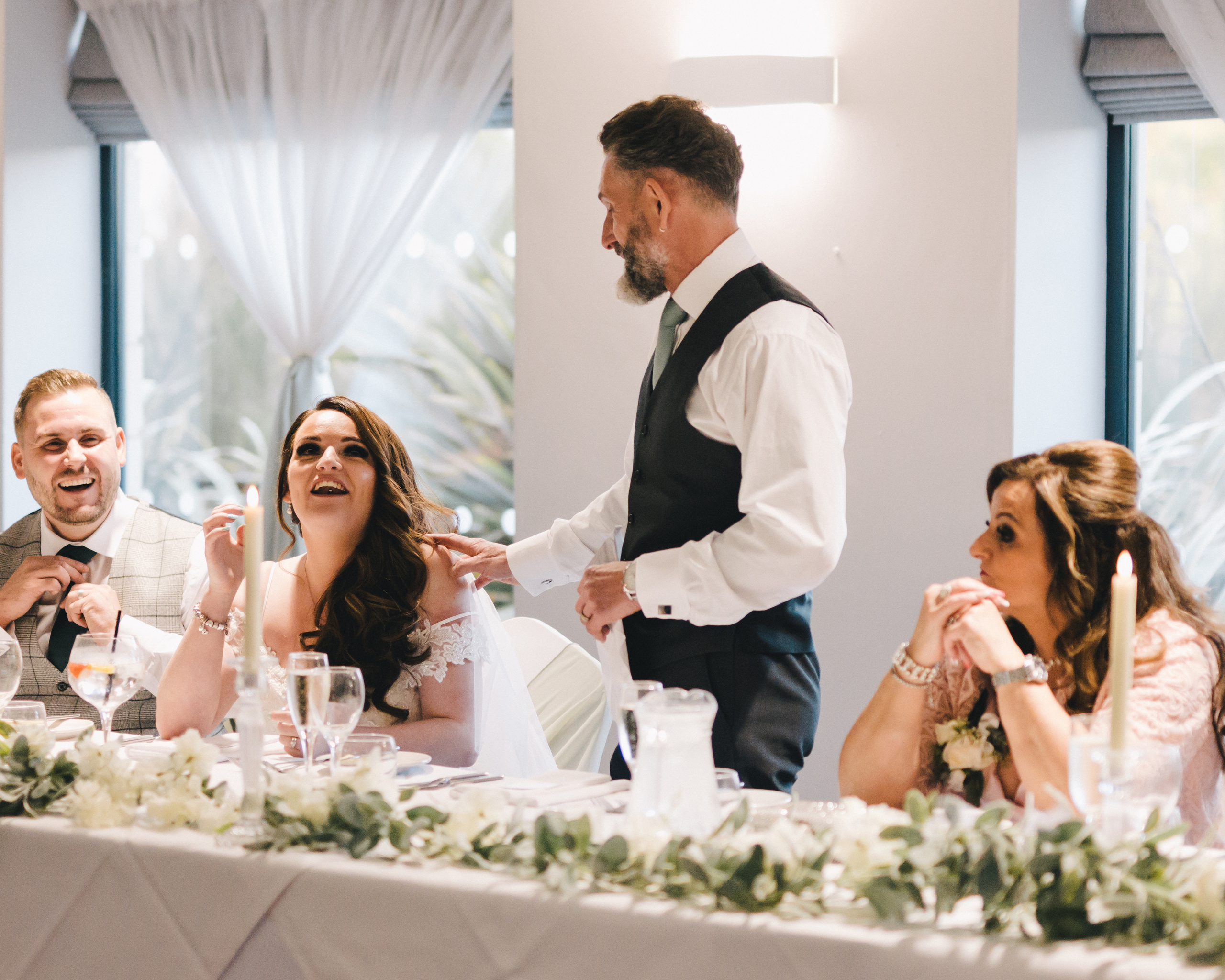 "Romantic kiss captured in front of Aston Hall in Sheffield by your nearby wedding photographer"