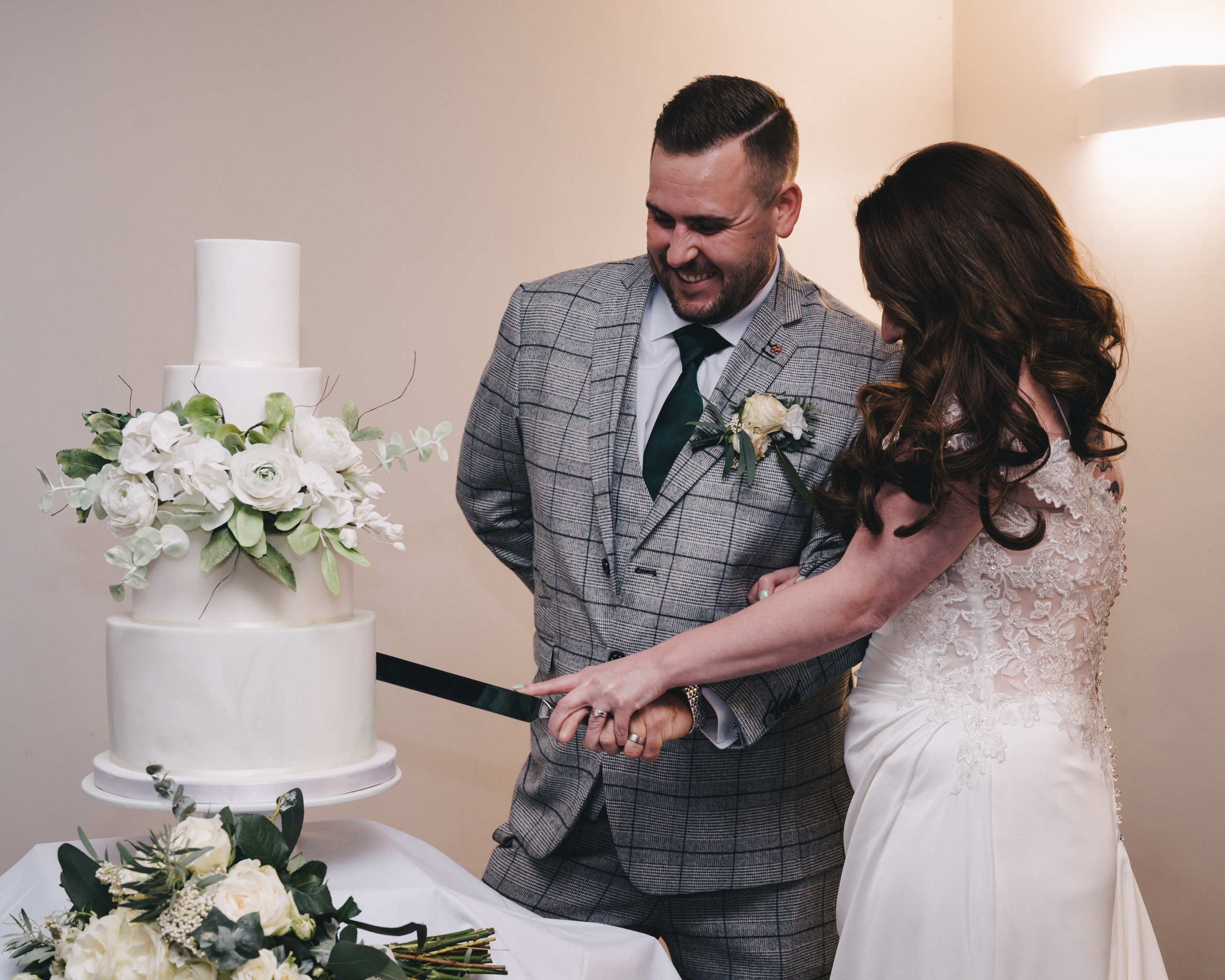 "Romantic moment captured by wedding photographer near you at Aston Hall in Sheffield"