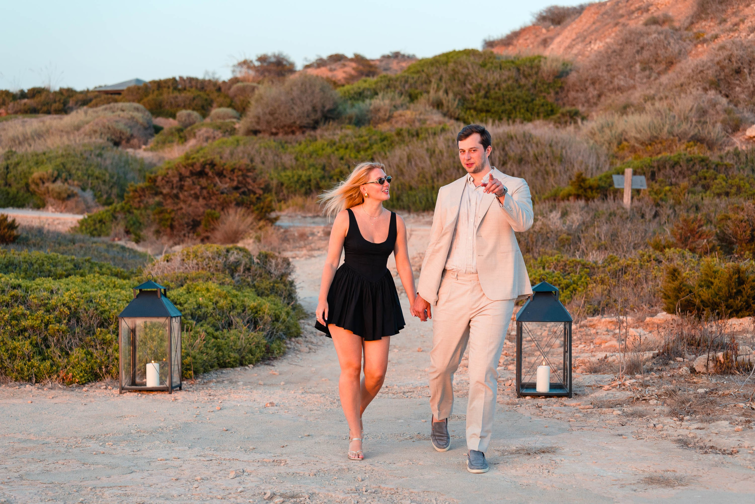 Perfect Marriage Proposal at Cap Rocat Hotel. Mallorca Wedding, Corporate & Social Photographer