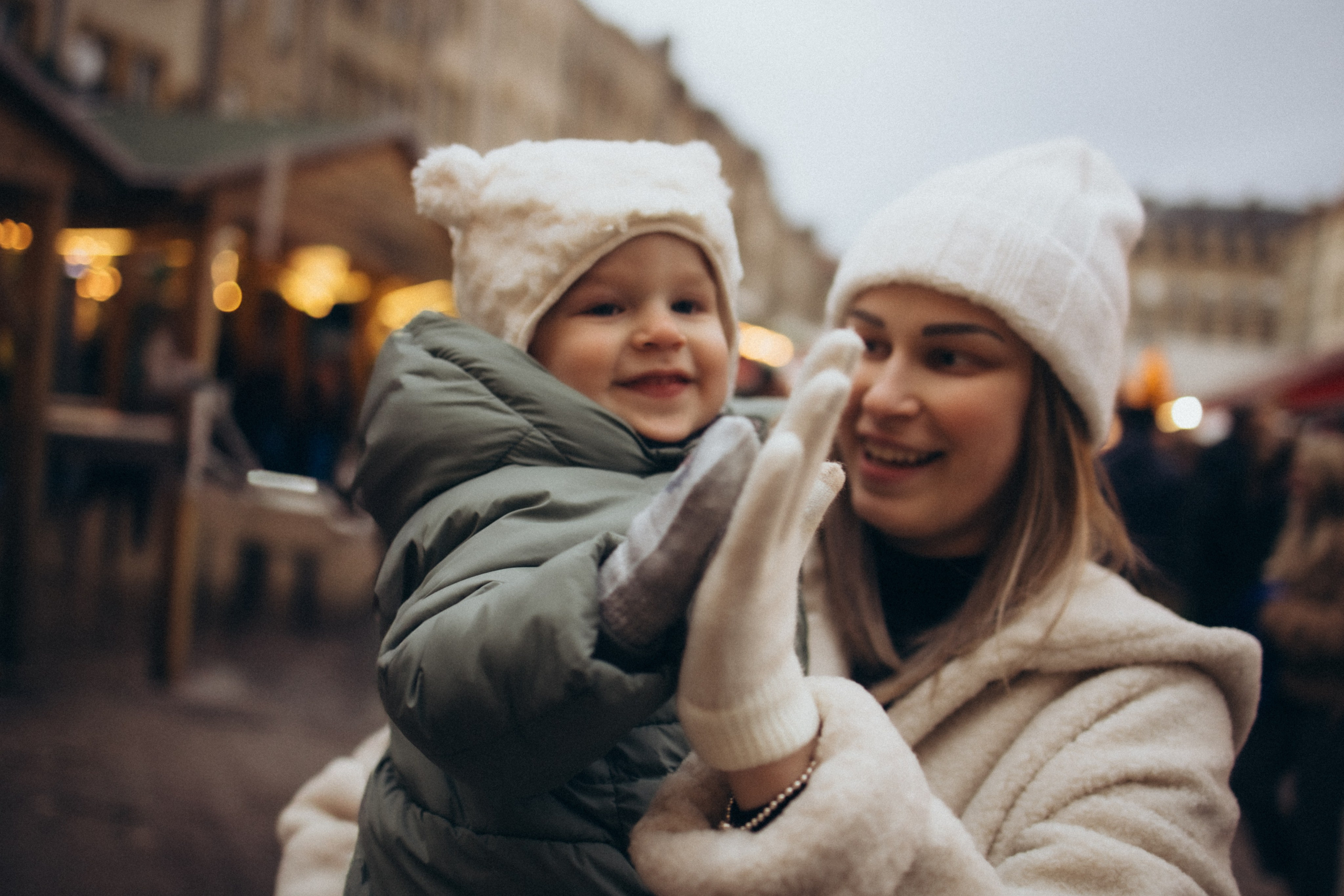 Mini-séance photo de Noël 2024. Семейный фотограф во Франции (Мец, Люксембург)