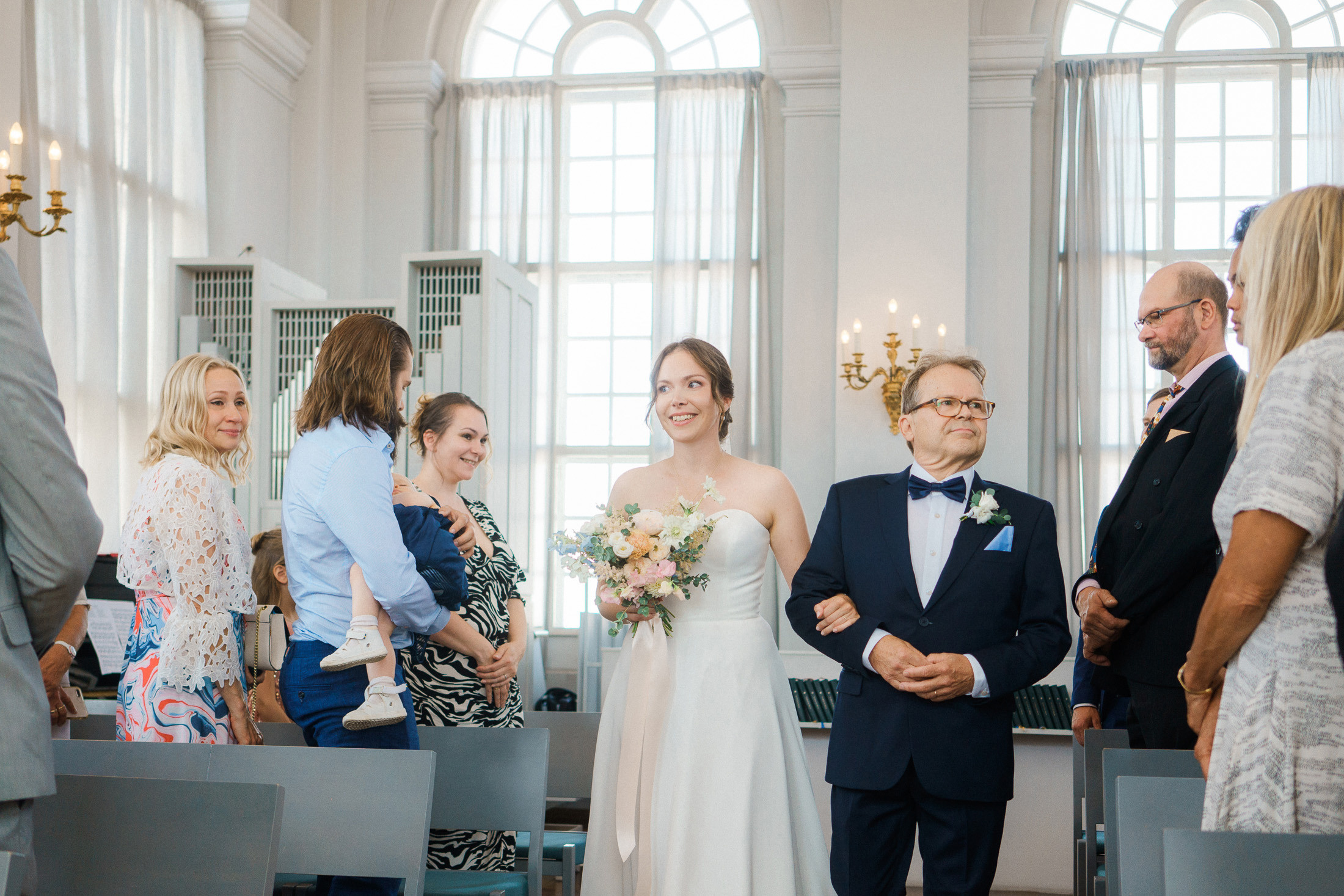 Anna&Topias, hääkuvaus Tuomiokirkon kappeli