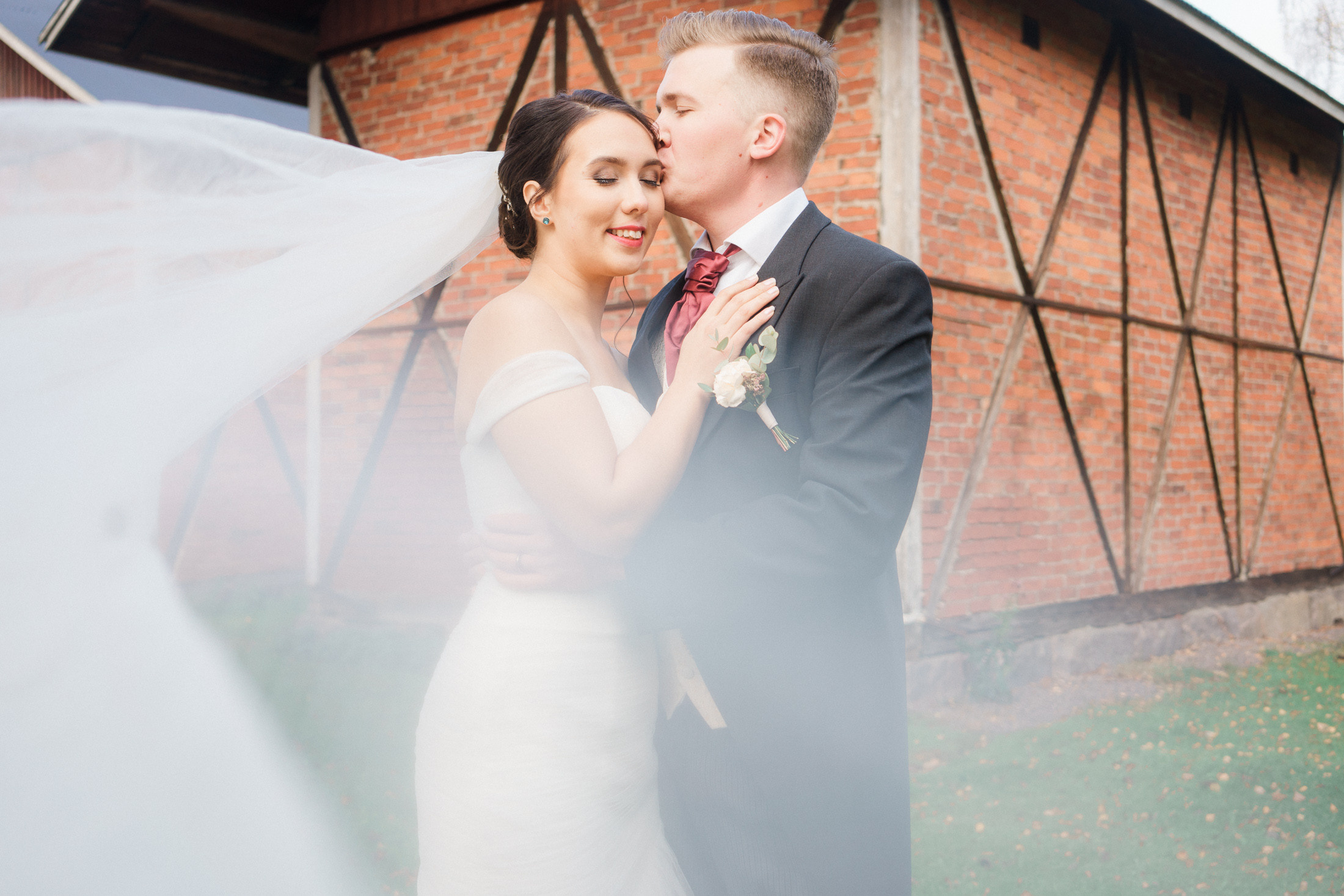 Hääkuvaus Kiialan kartanossa