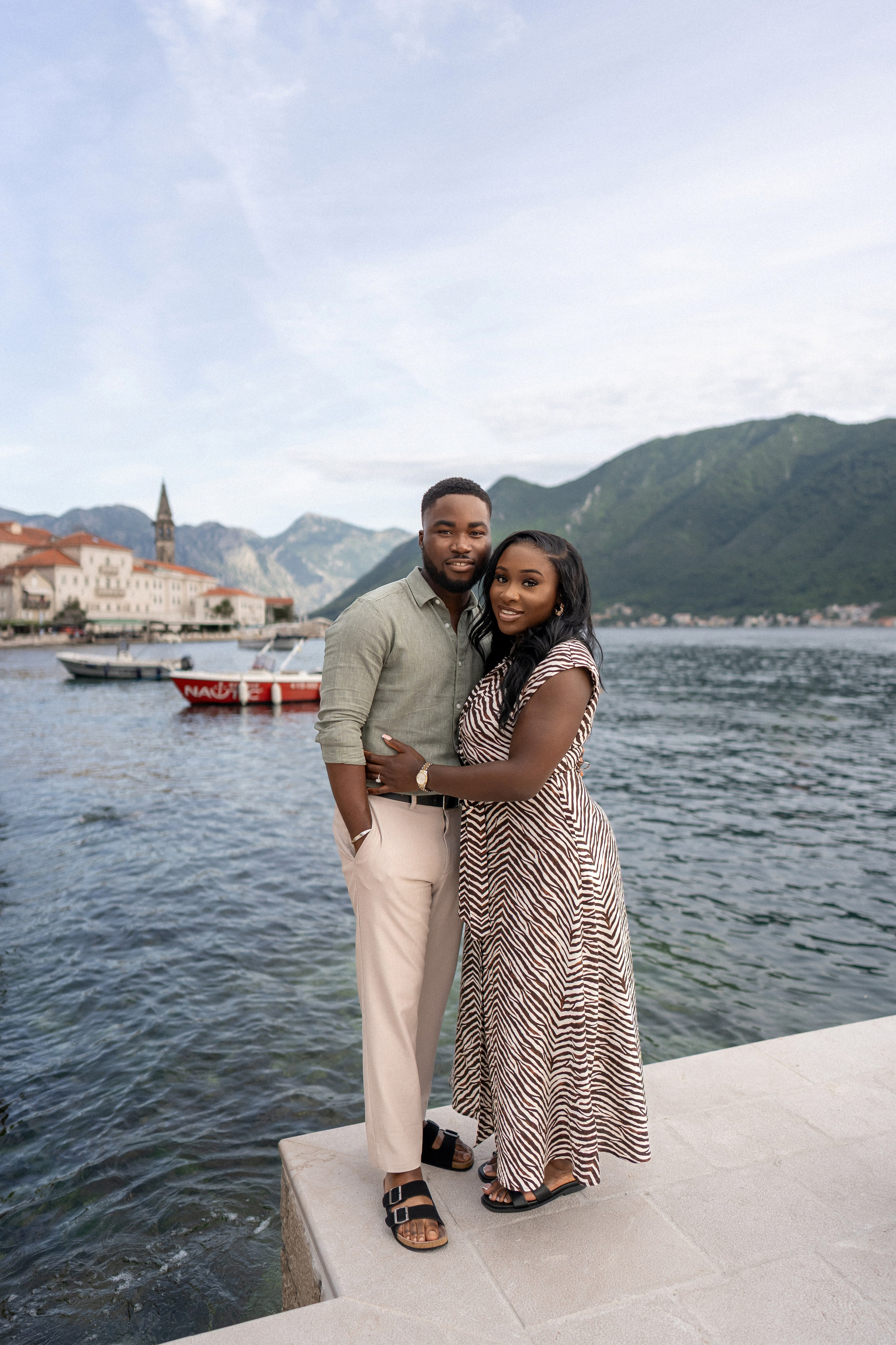 Photographer in Perast Montenegro