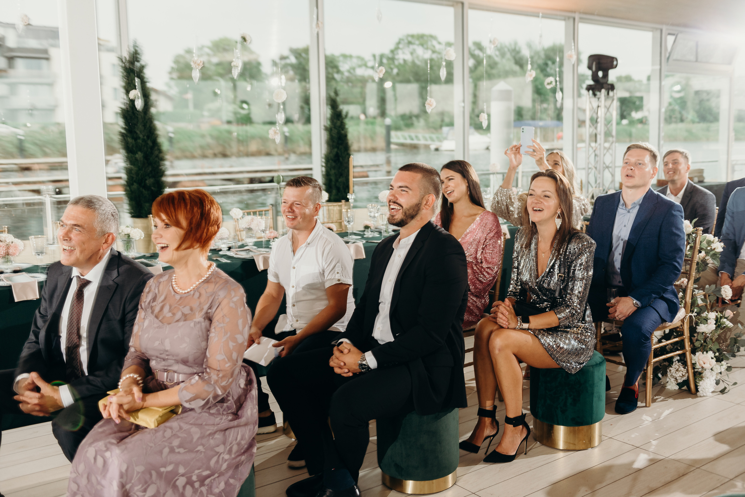 Торжественная свадебная церемония в Юрмале в ресторане Laivas.