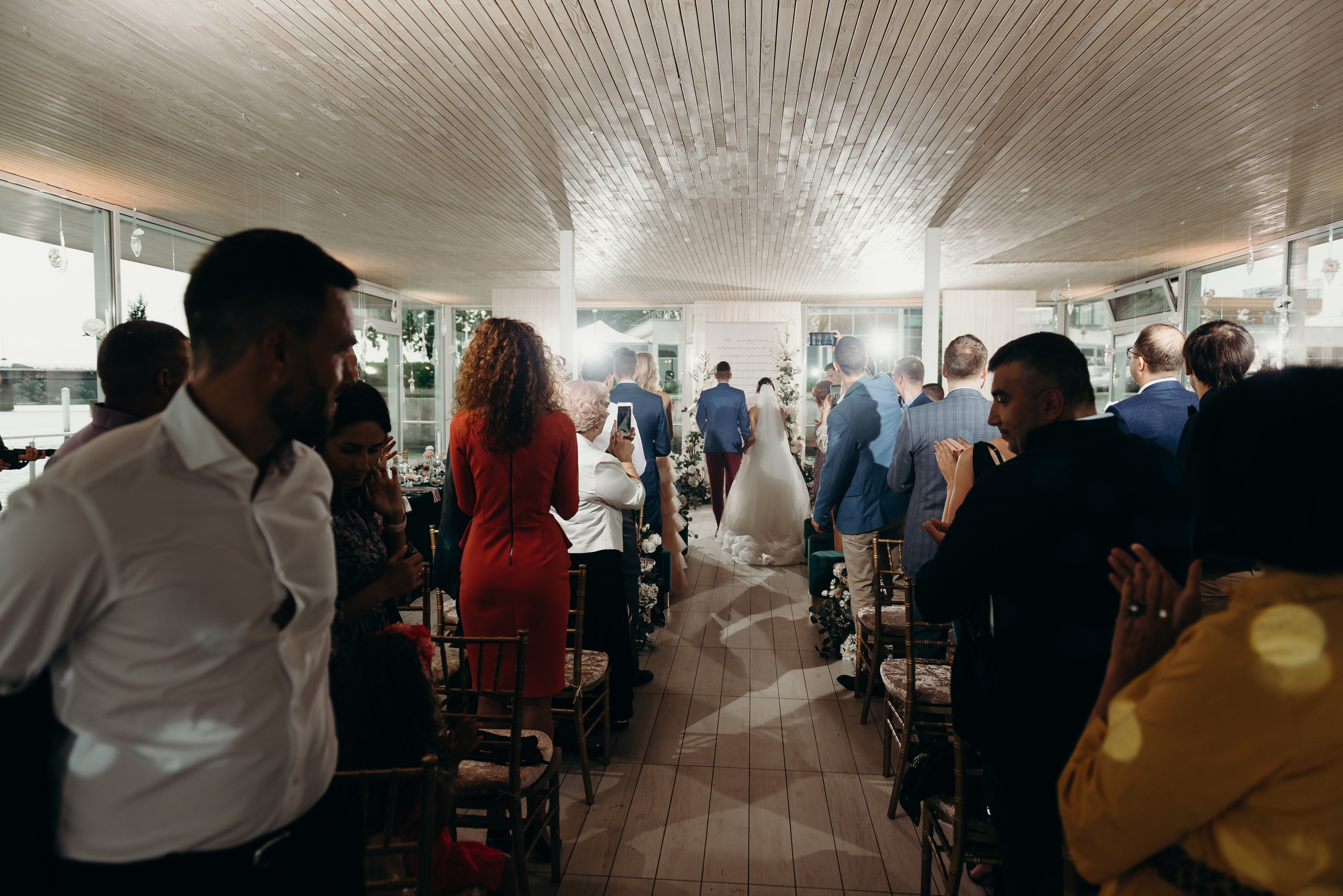 Торжественная свадебная церемония в Юрмале в ресторане Laivas.