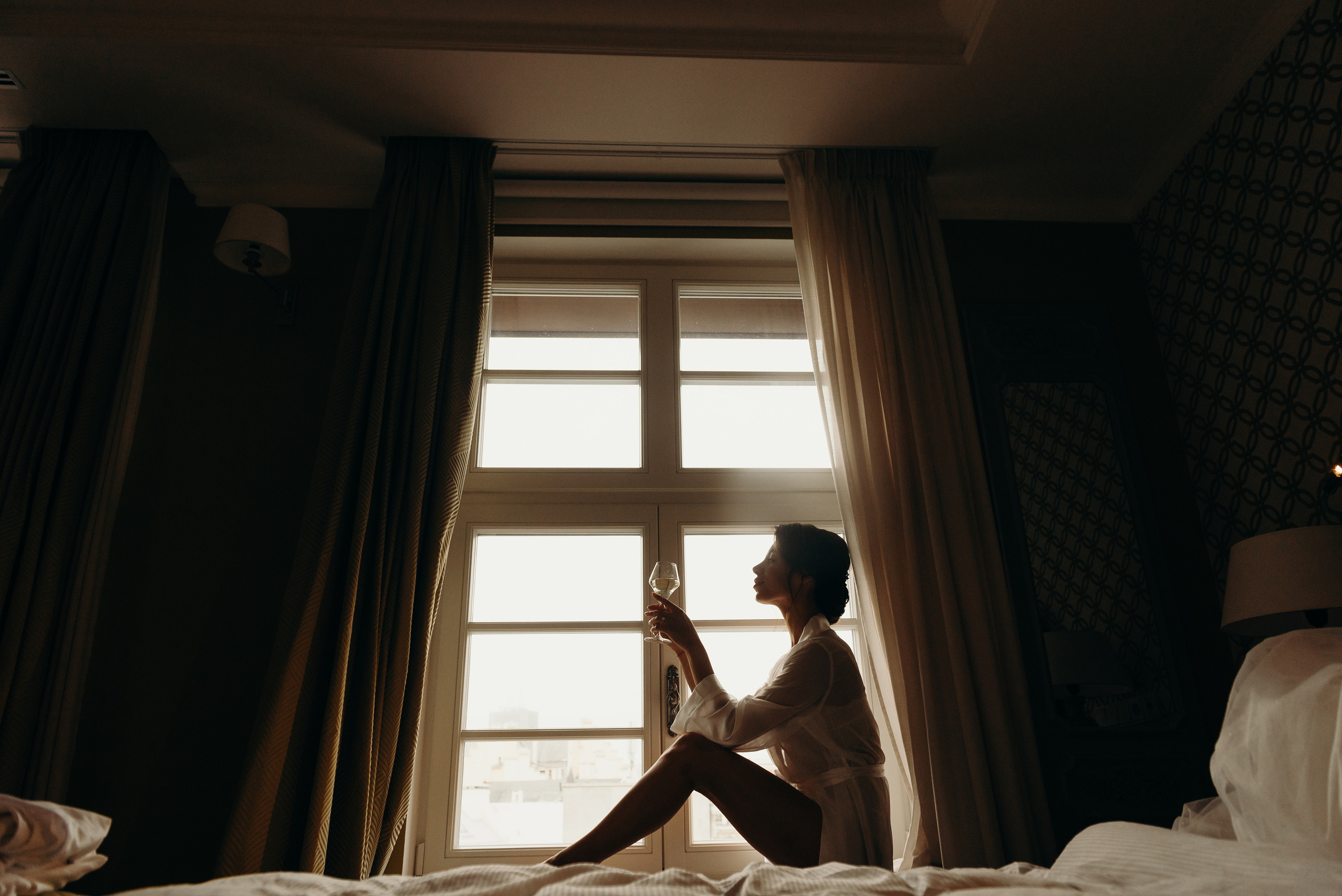 Сборы невесты в отеле Hotel Relais le Chevalier