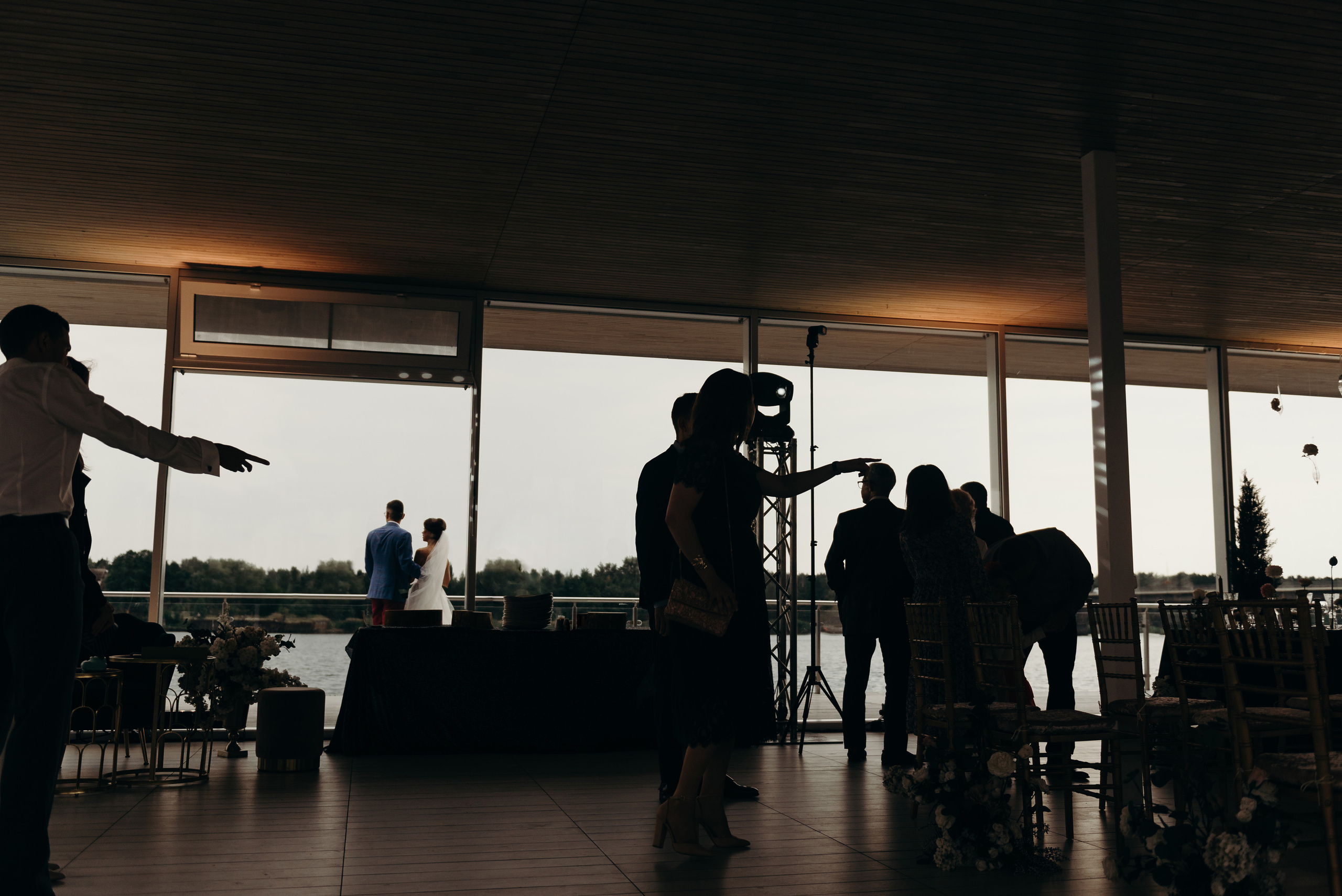 Торжественная свадебная церемония в Юрмале в ресторане Laivas.