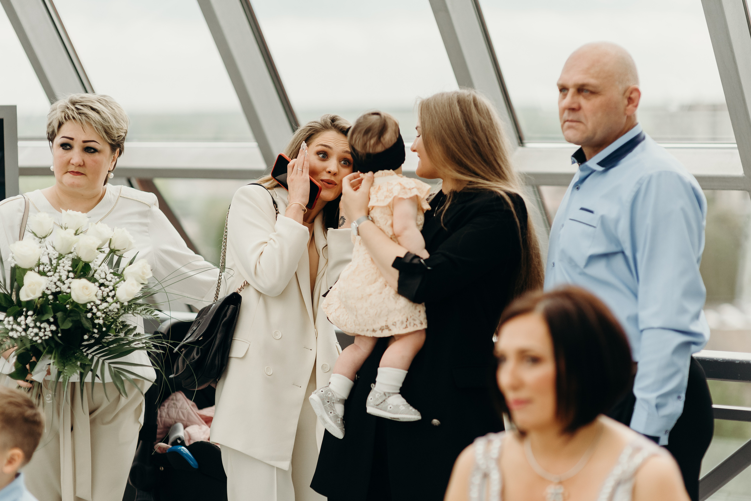 Свадьба в Елгаве в башне Sv. Trīsvienības baznīcas tornis.