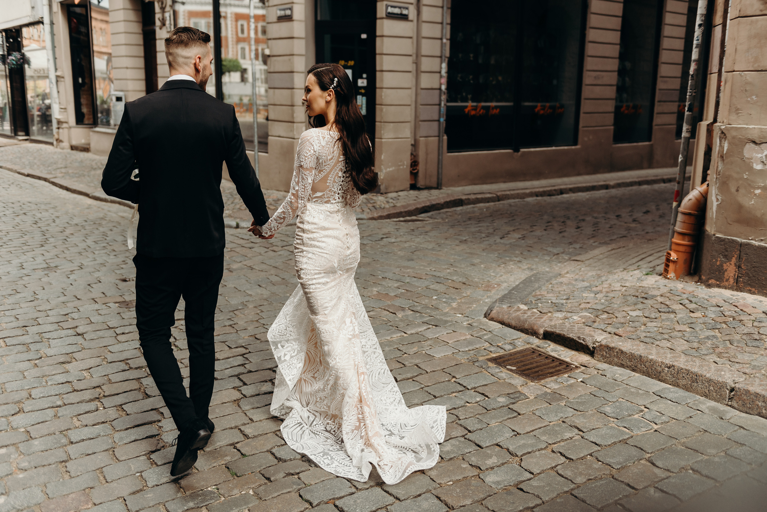 Фотосессия в старой Риге на фоне Домского сабора