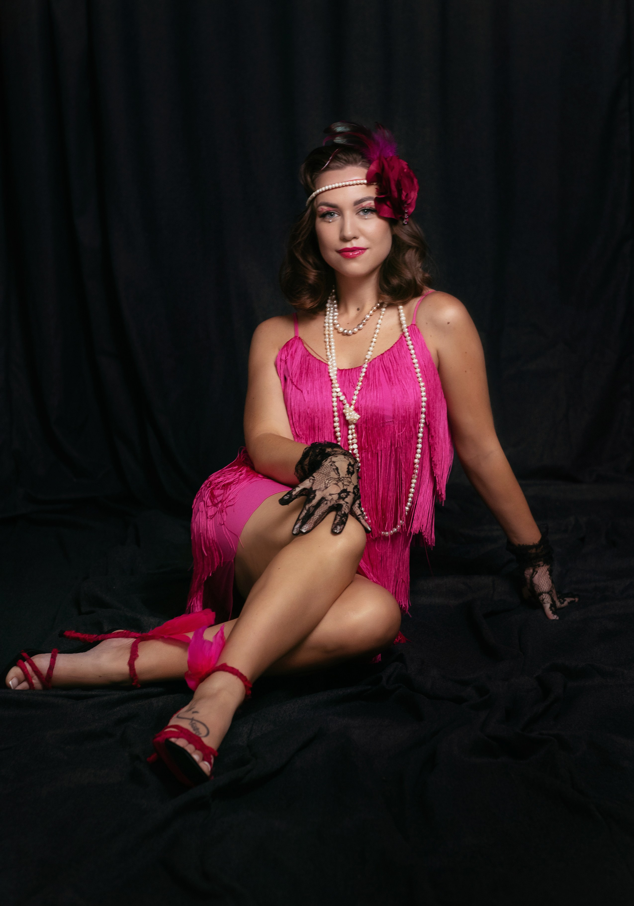 Individual stylized photoshooting for Nika. Stylish Barbie. Home