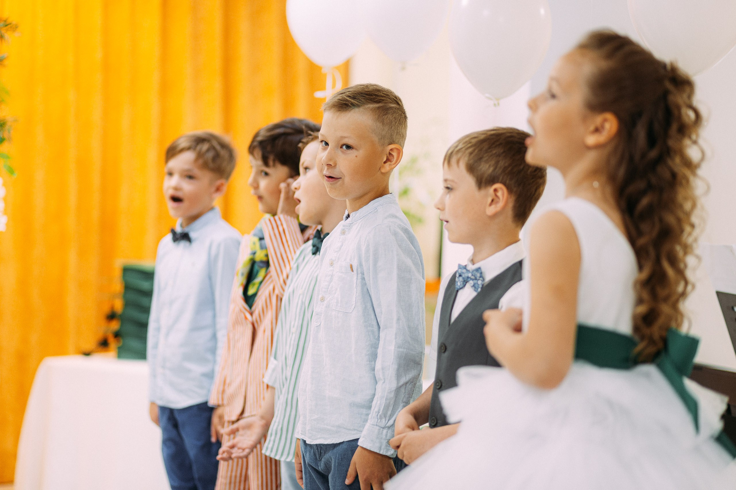 Bērnudārza izlaiduma fotografēšana