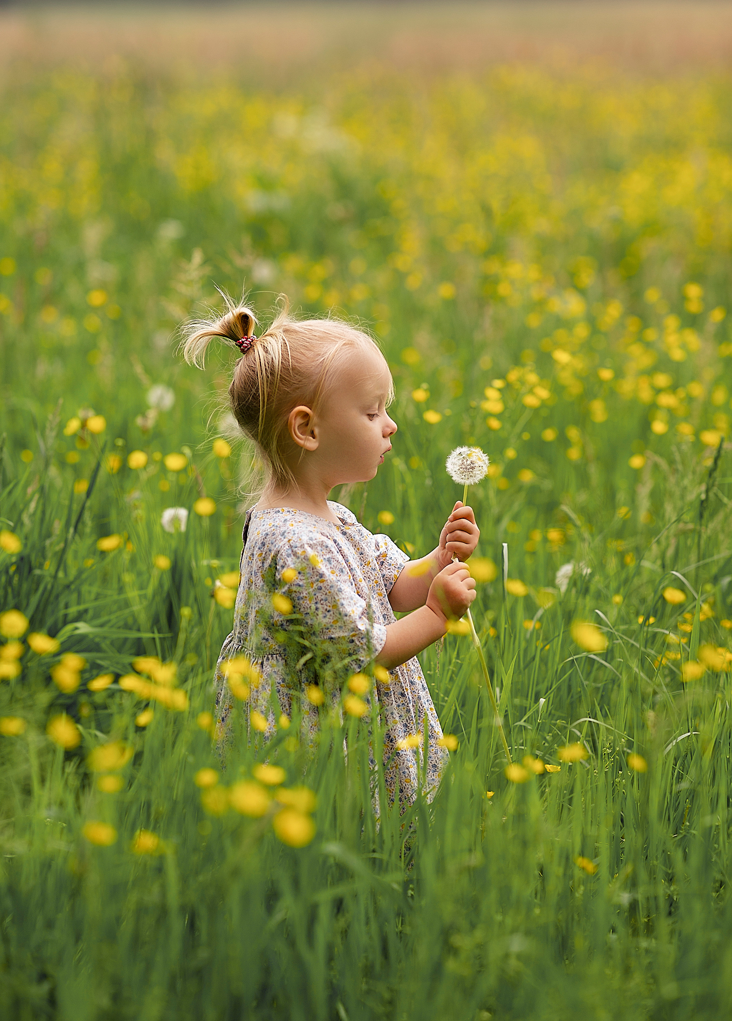 Kinderfotoshoot buiten.