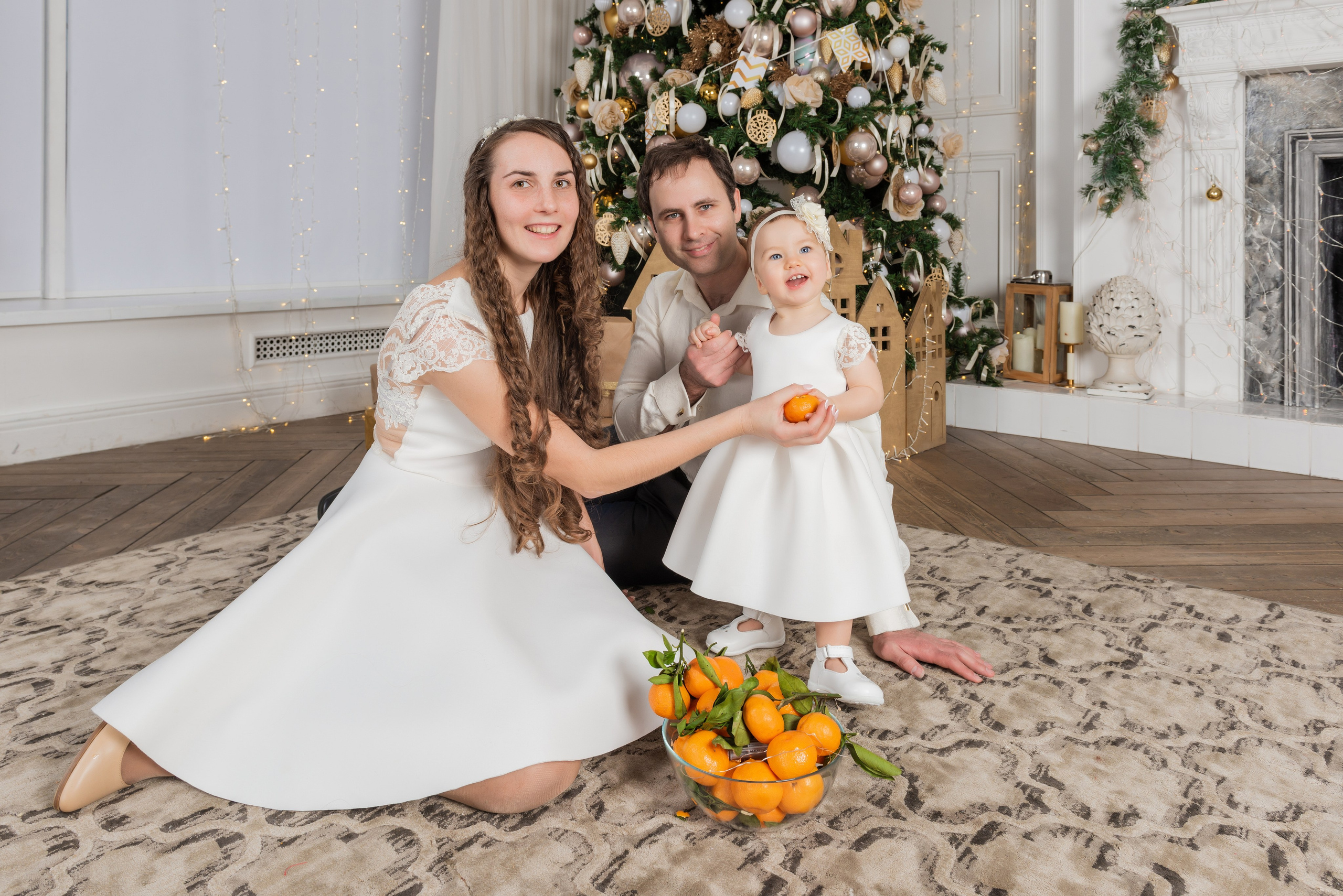 Семейная фотосессия с детьми в студии. FOTÓGRAFO MÉXICO QUINTANA ROO