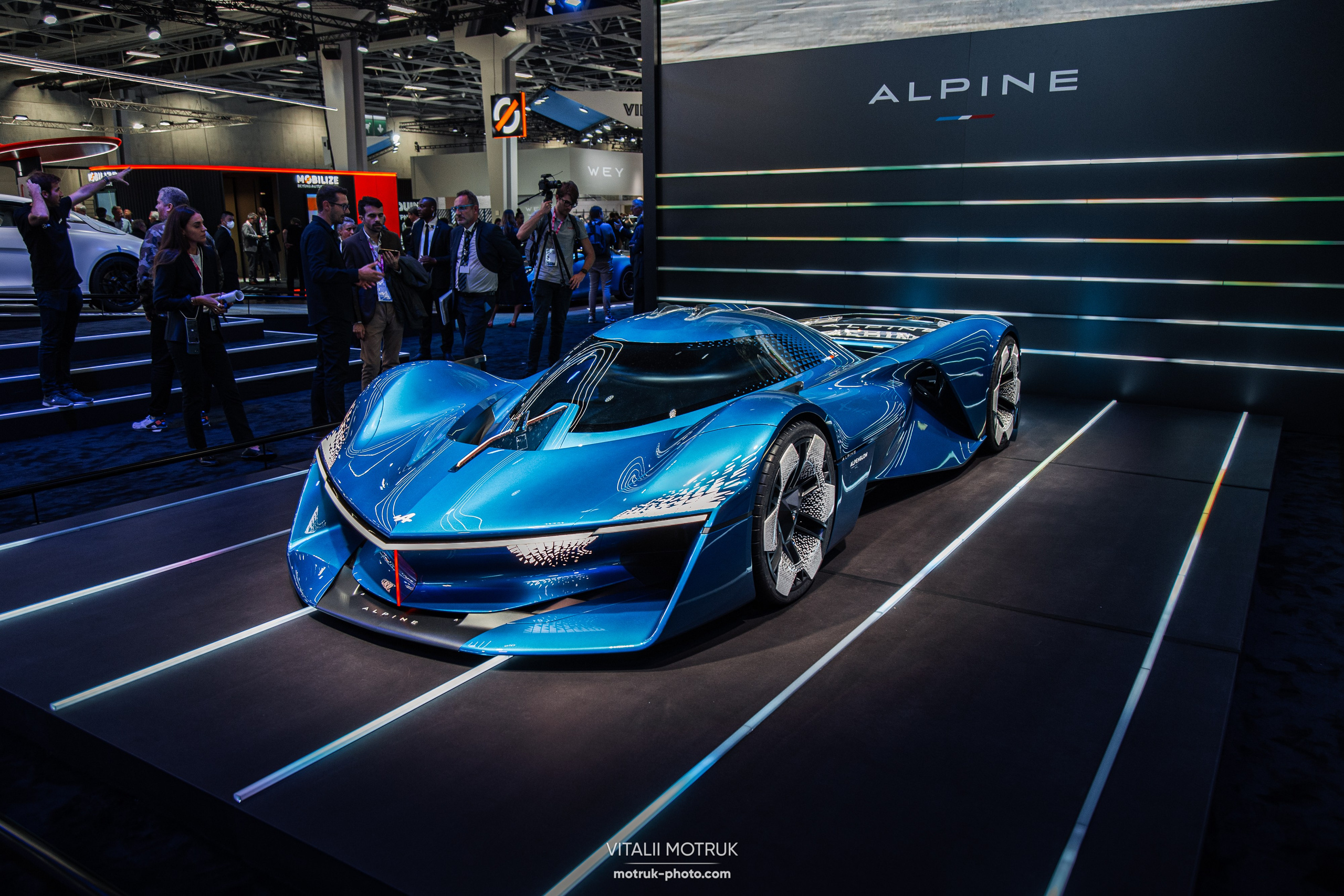 Mondial Auto 2022. Photographe de voitures à Paris — Vitalii Motruk