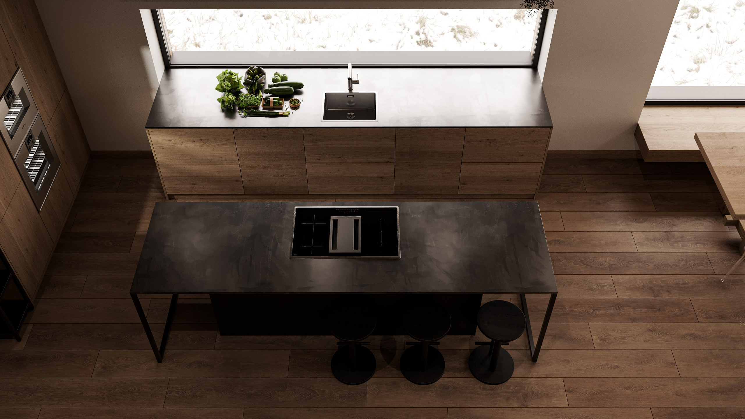 SPOLEČNÝ PROSTOR HORSKÉ CHATY. Filipenka architects