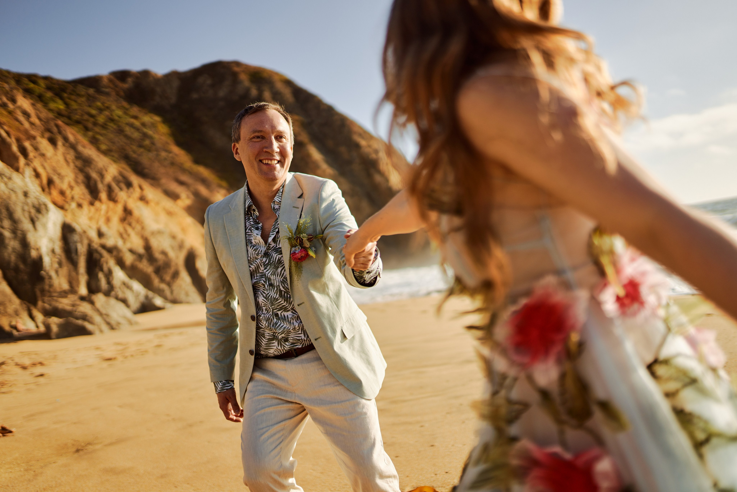 Intimate Sunset Beach Wedding in the Bay Area — Candid & Documentary Coastal Photography. Bay Area Life | Event, Wedding & Commercial Photography Agency