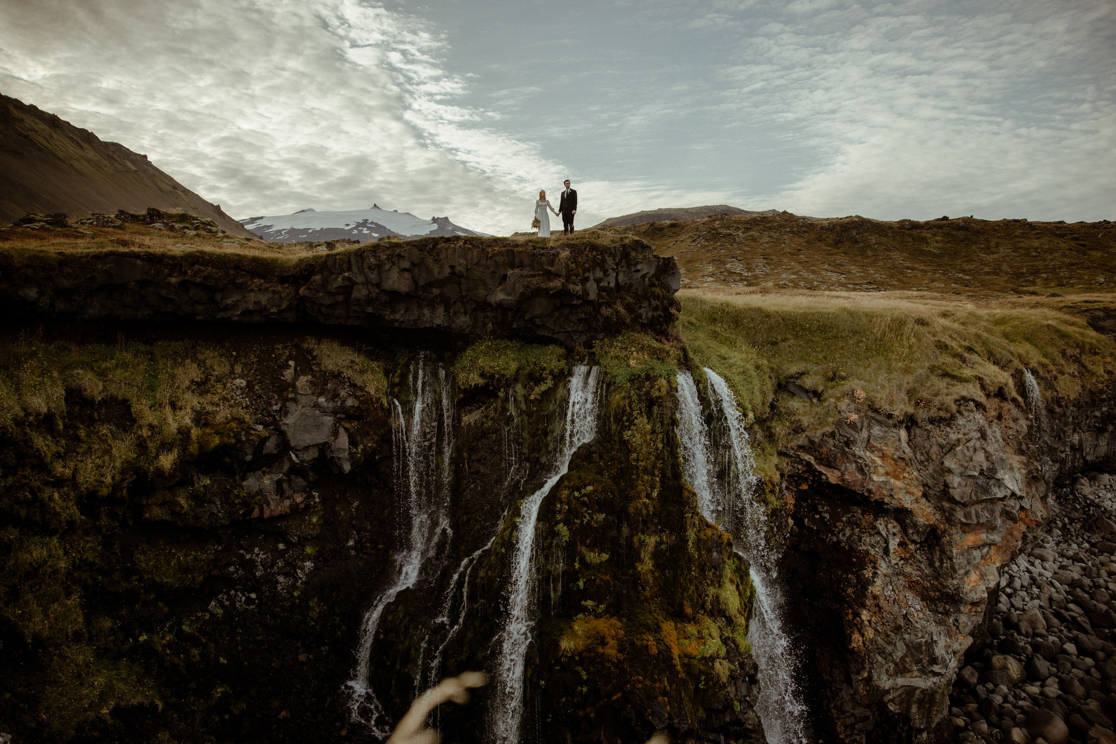 Iceland elopement at Budir Black Church | Snæfellsnes wedding by Iceland elopement photographer & videographer. Iceland elopement photographer & videographer