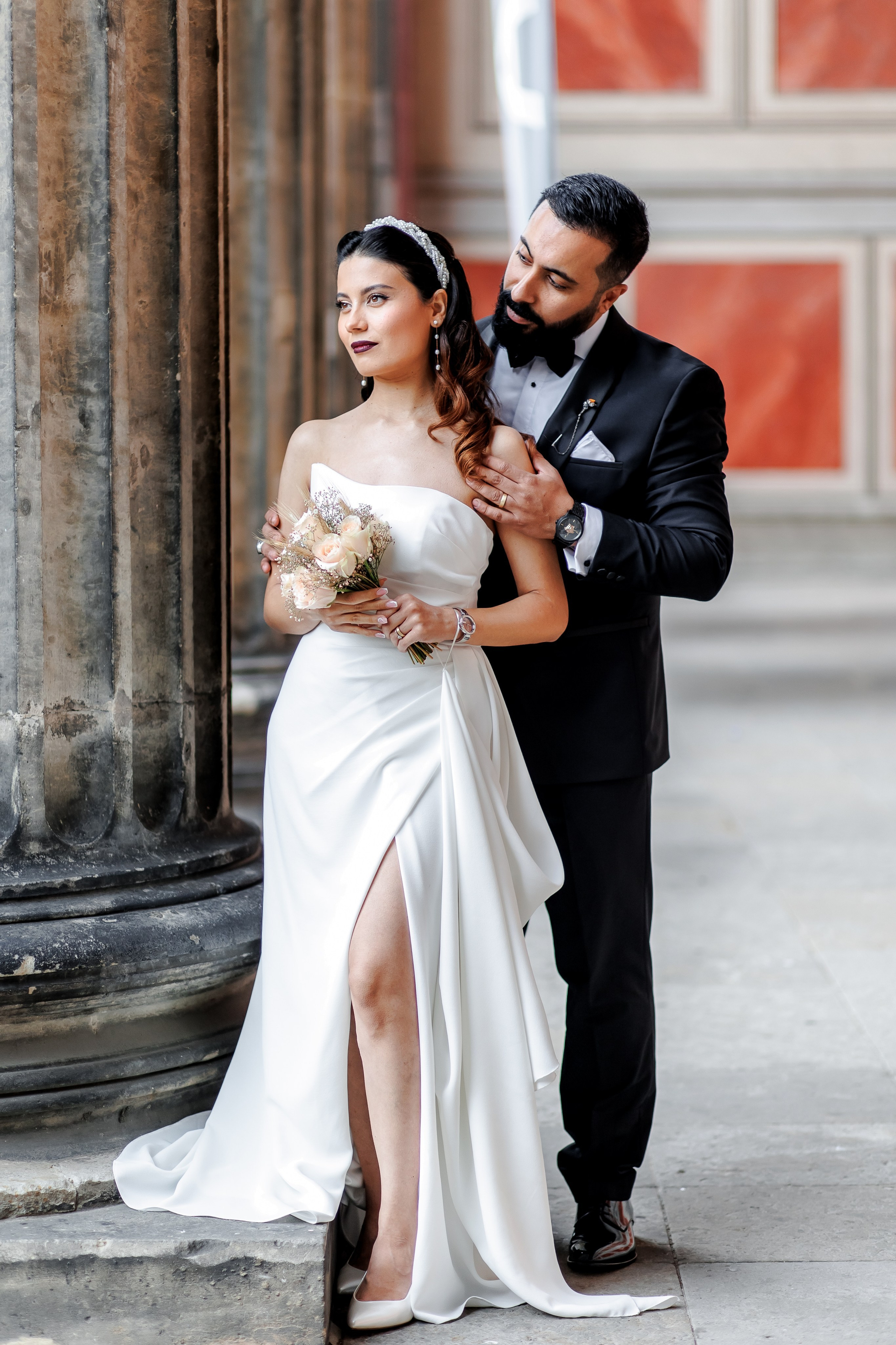 Hochzeitsshooting im Herzen von Berlin. Hochzeitsfotografie in Berlin Nataliia Schütze